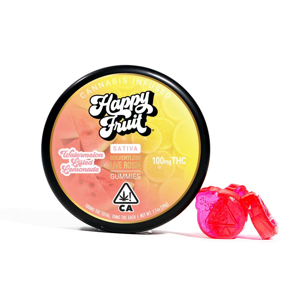 Happy Fruit Watermelon Lifted Lemonade Rosin Gummies 5pk