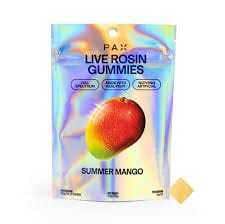 Pax Summer Mango Rosin Gummies 10pk, 1mg