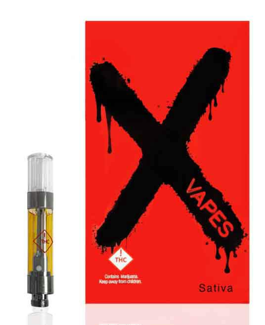 X Vapes Strawguava (Sativa) 1000mg Distillate Vape Cartridge