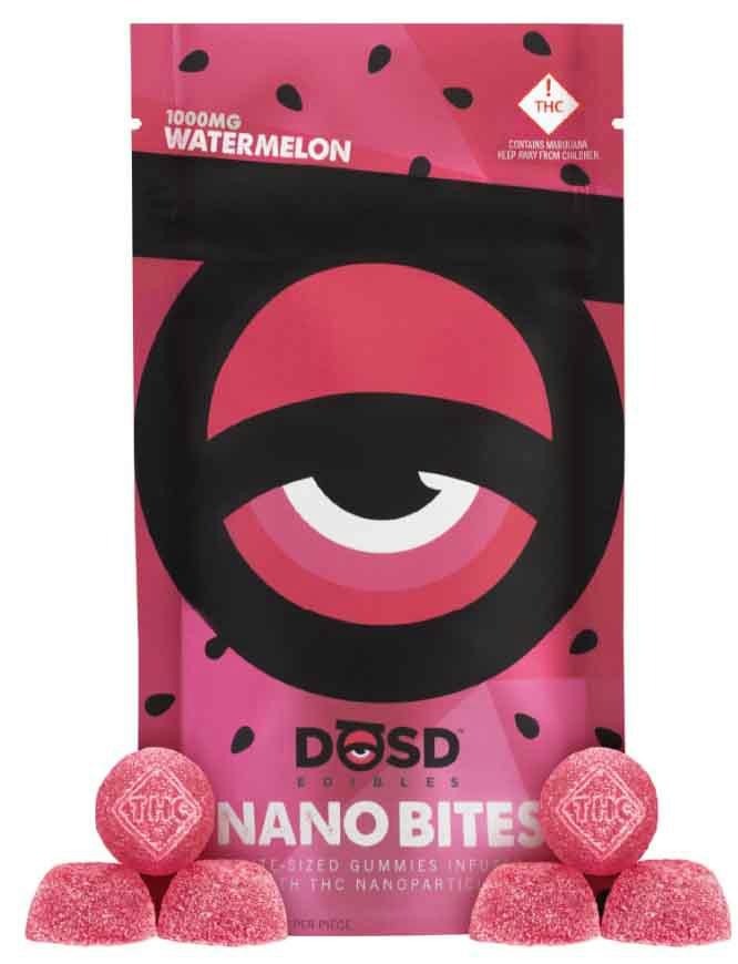 DŌSD Edibles - 1000mg Nano Bites - Watermelon