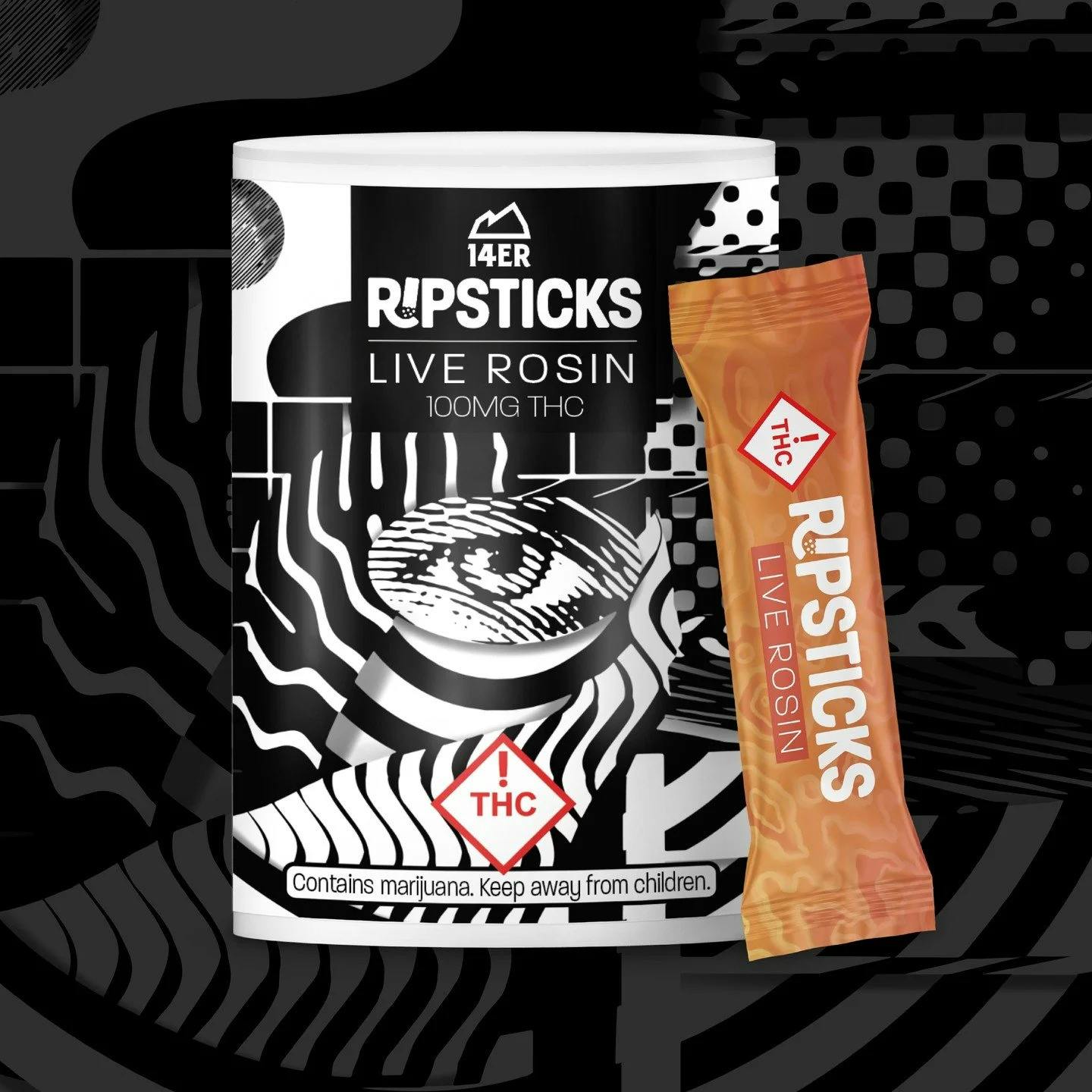 Ripsticks Live Rosin -Full Honey Mac 100mg