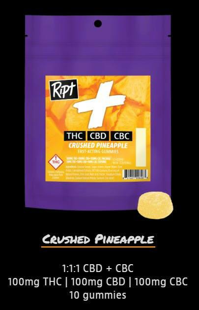 Ript + 1:1:1 CBC + CBD - Crushed Pineapple