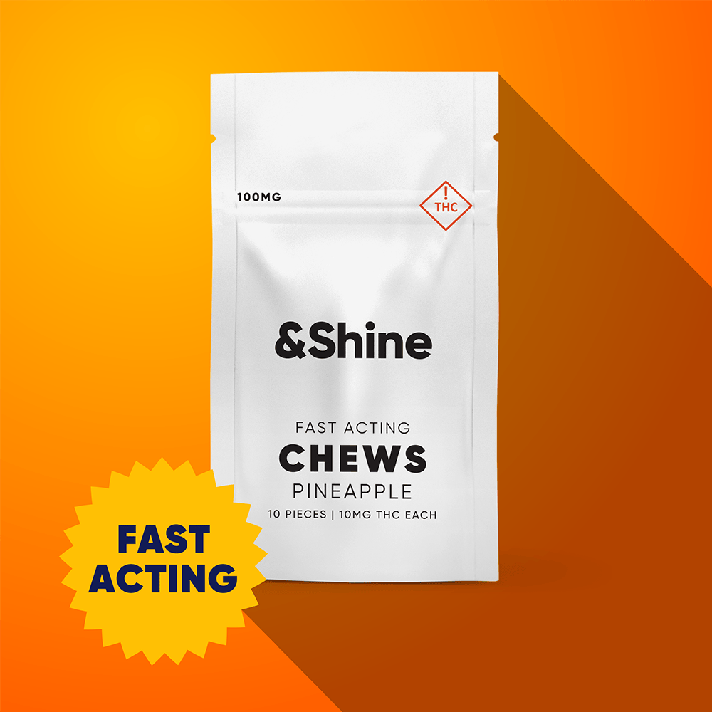 Fast Acting Pineapple [10pk] (100mg) at RISE Dispensary