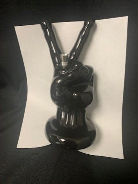 Ceramic Peace Sign Bong