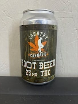 Country Cannabis - Root Beer (25mg) - 12fl oz.