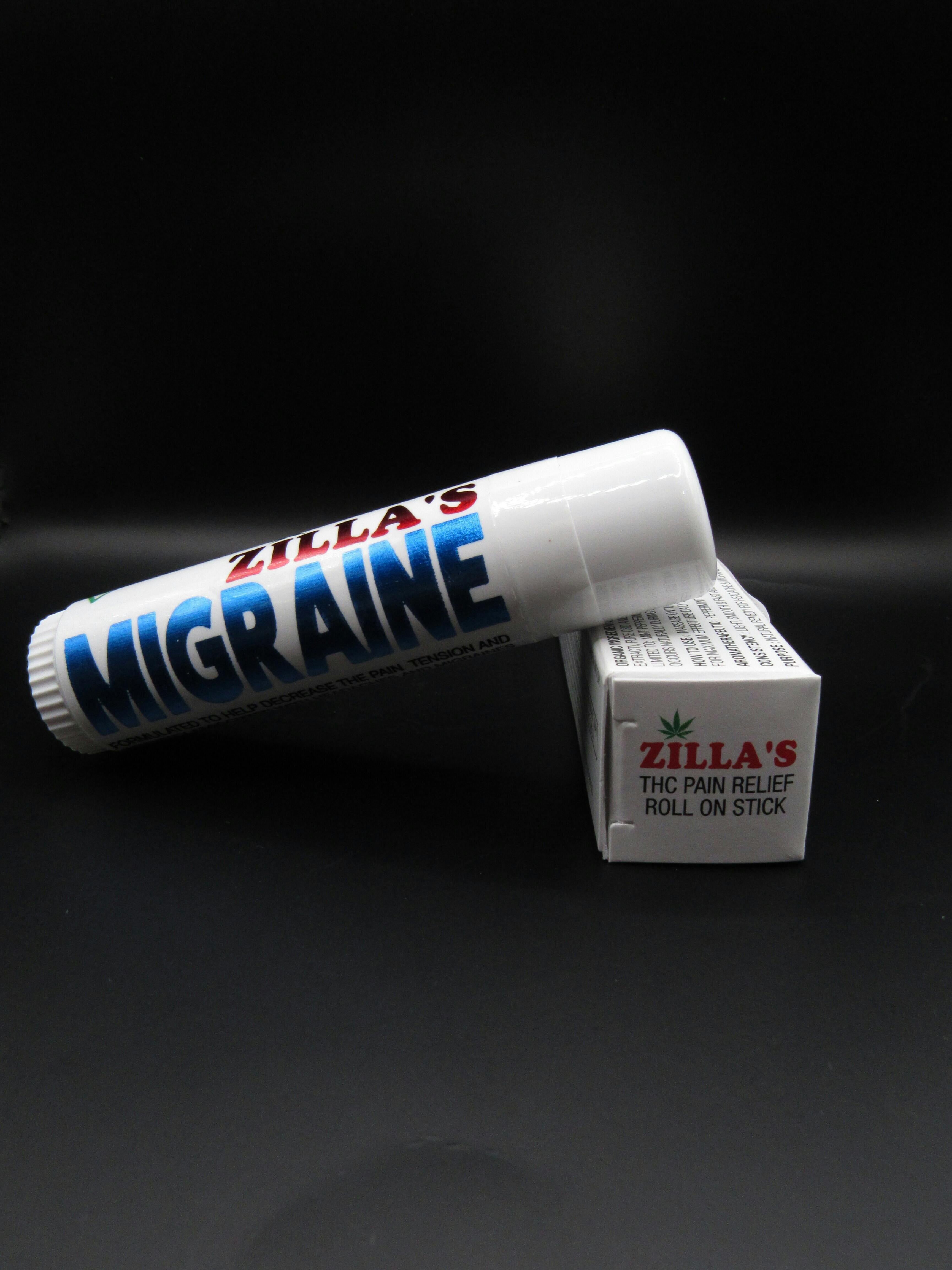 Migraine Pain Relief Roll On Stick | Zillas