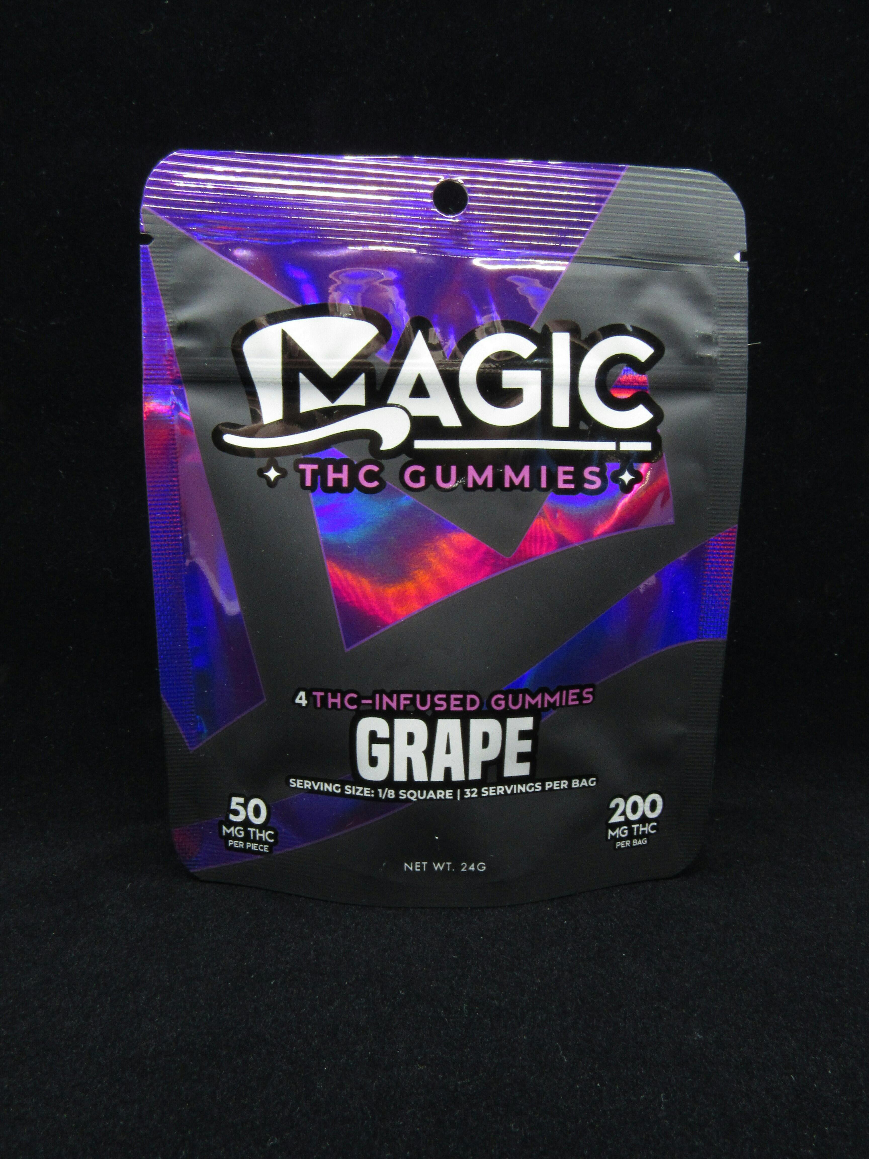 Grape 200mg Magic Gummies.