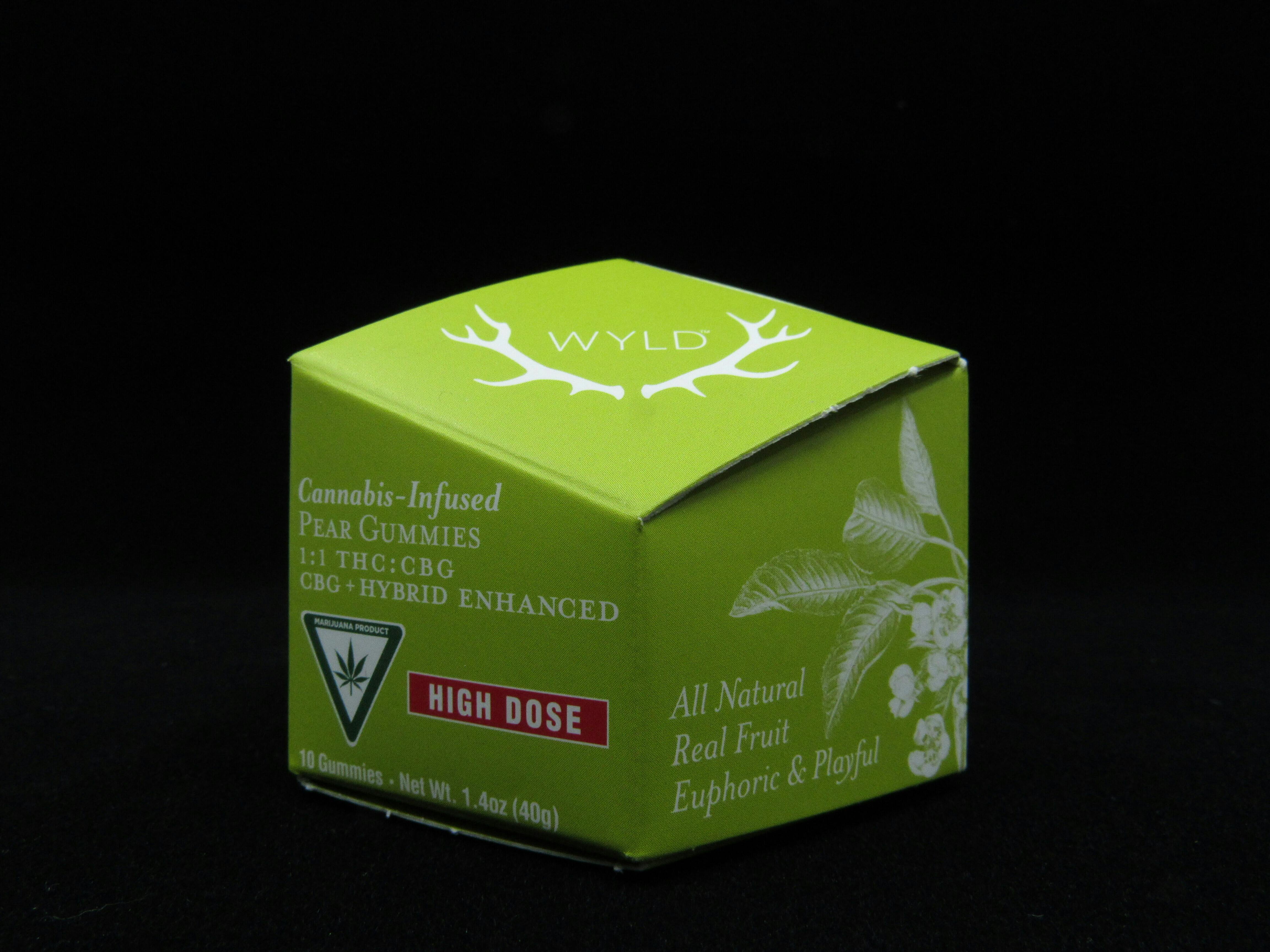 Pear THC:CBG 200mg Gummies | WYLD