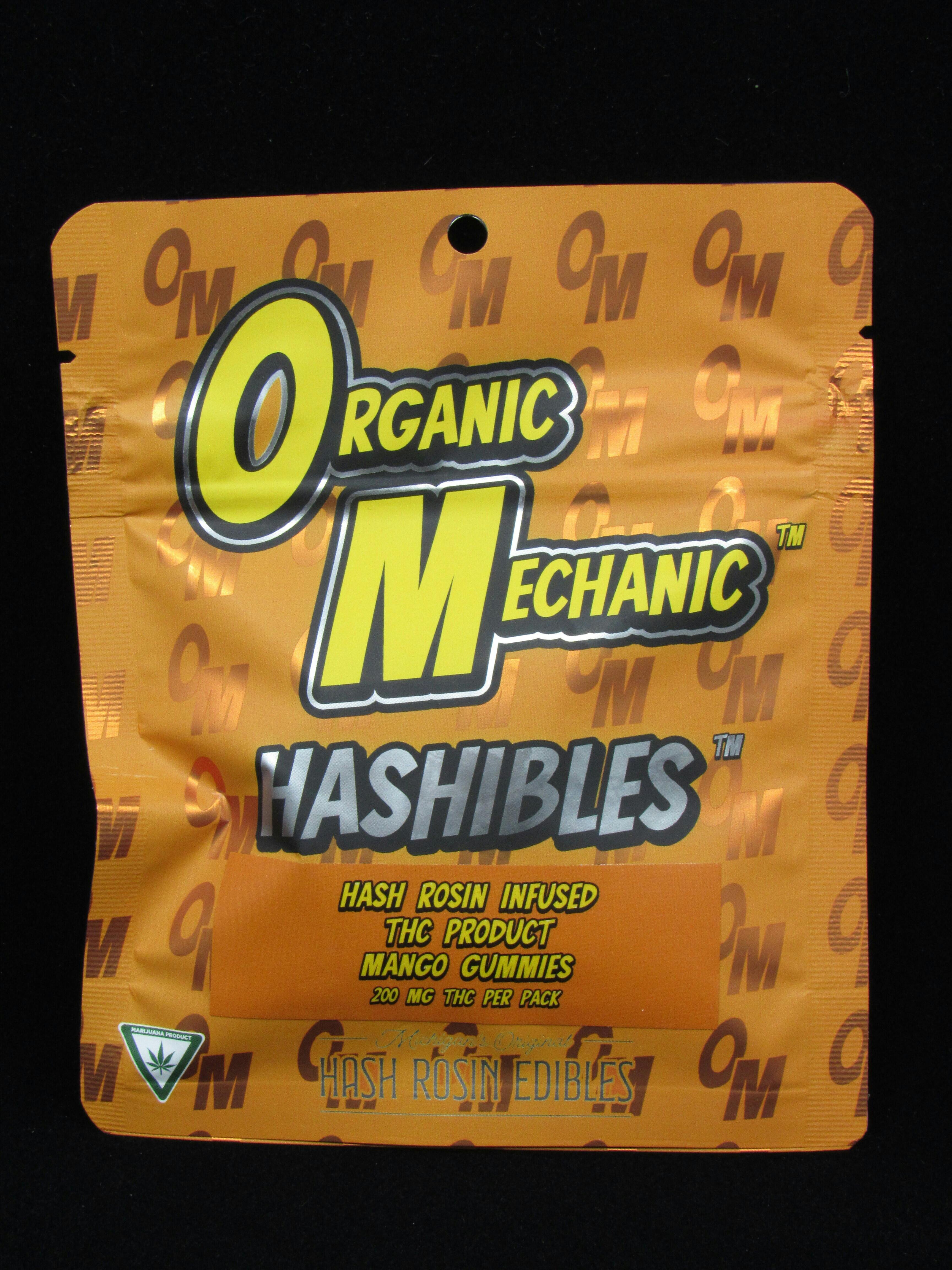 Mango 200mg Rosin Infused Gummies | hashibles - Organic Mechanic