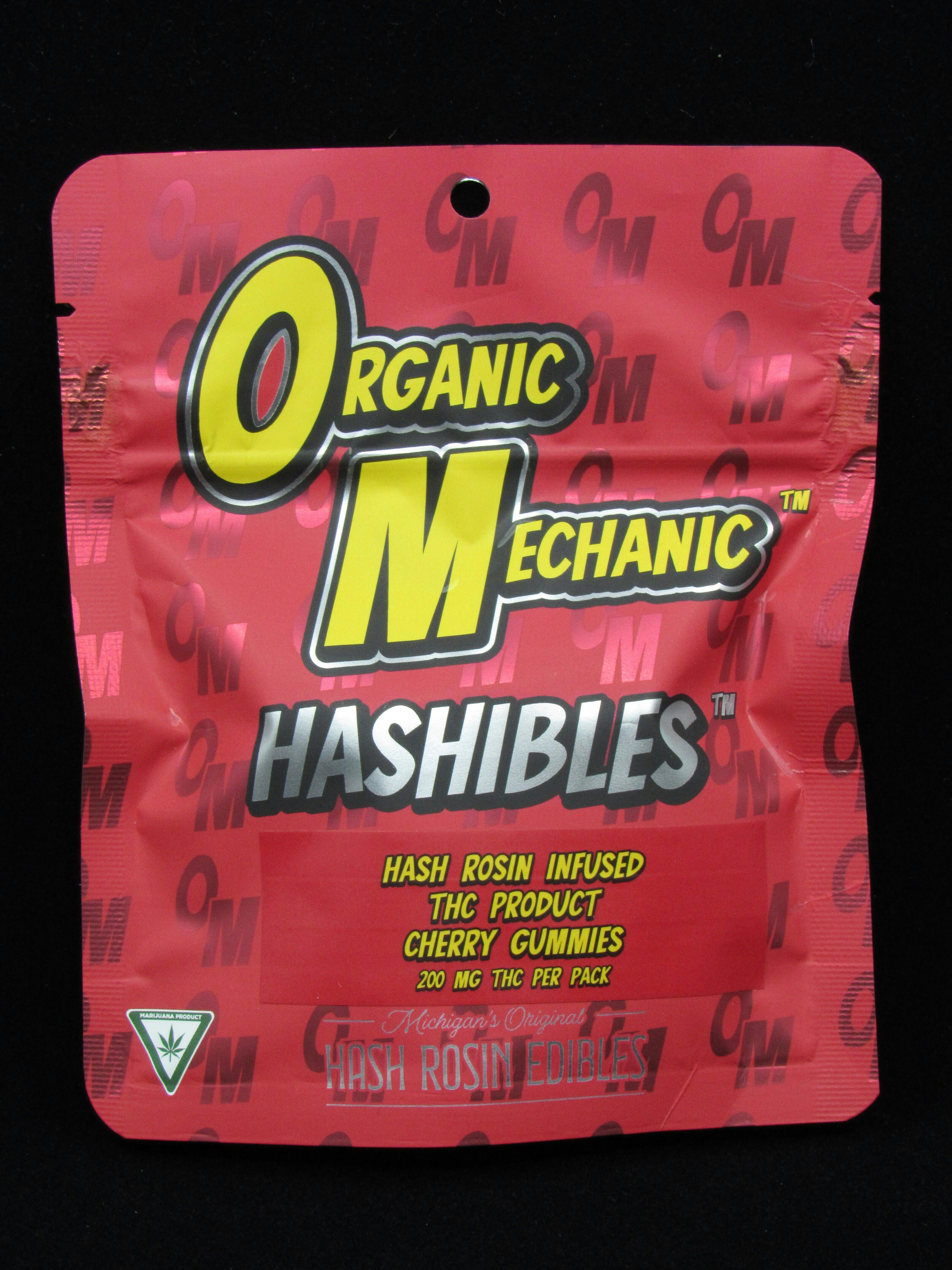 Cherry Rosin Infused 200mg Gummies | hashibles - Organic mechanic