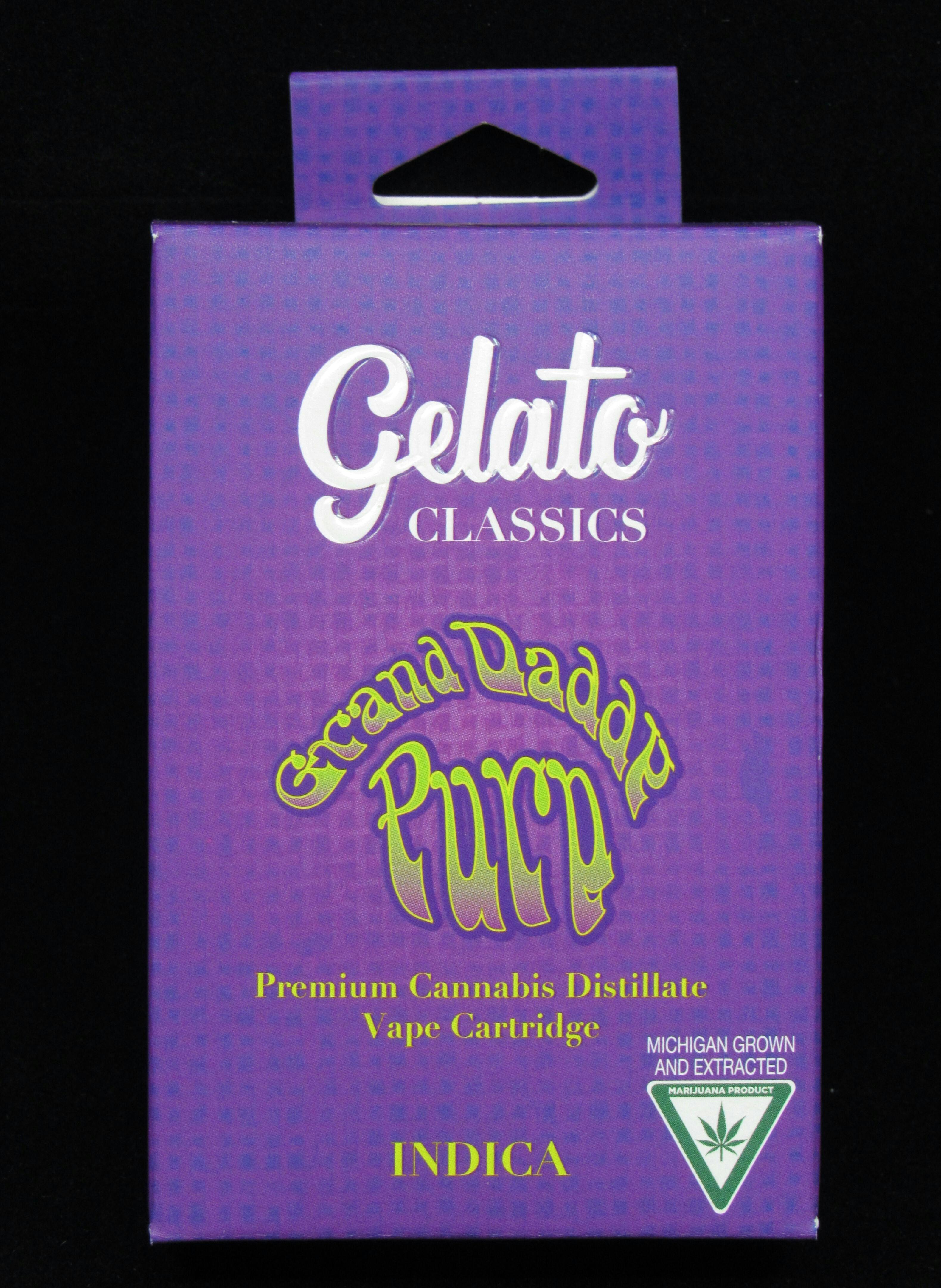 Grandaddy Purp 1g Distillate 510 Cart Indica | Gelato