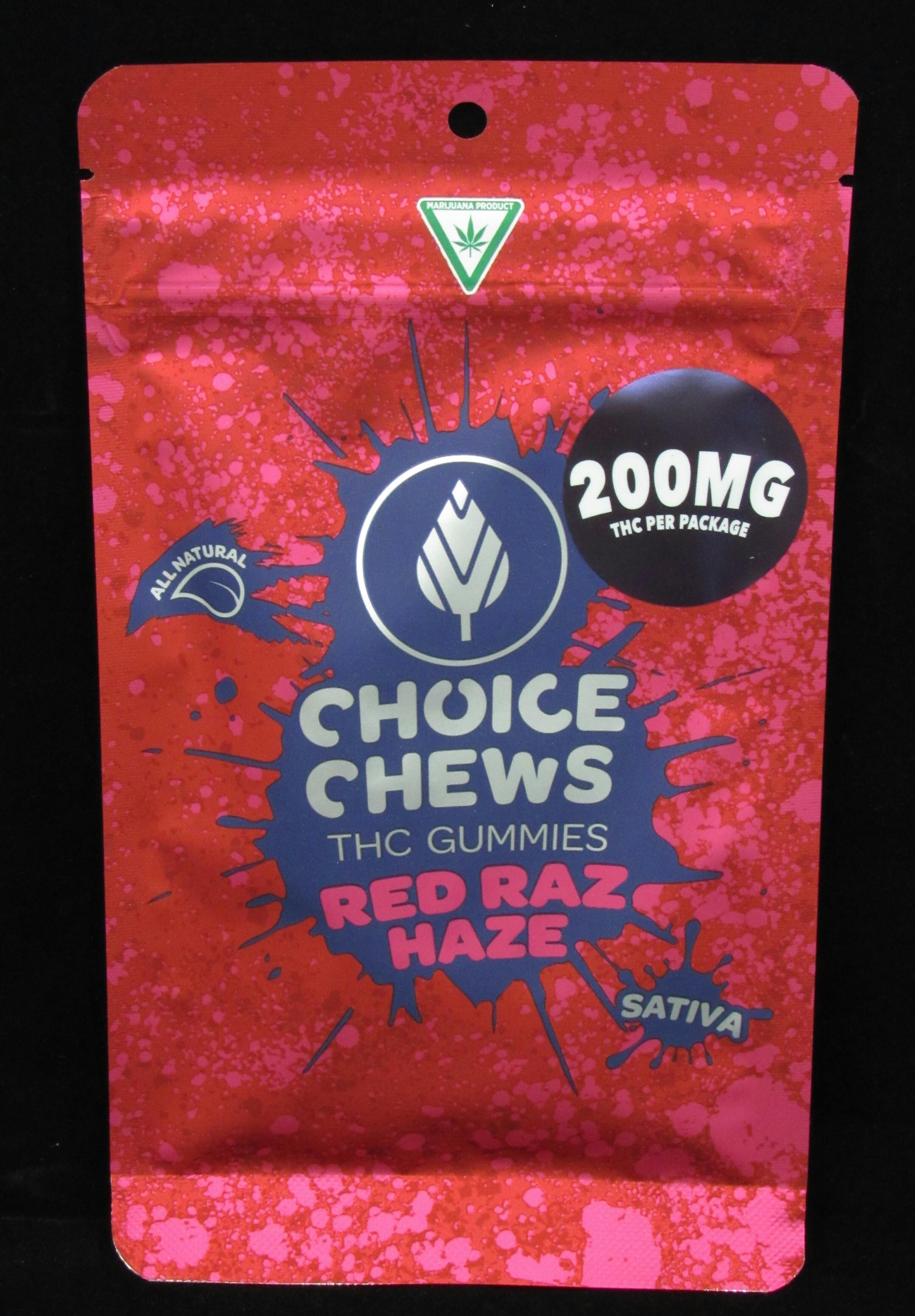 Red Raz haze 200mg Gummies | Choice