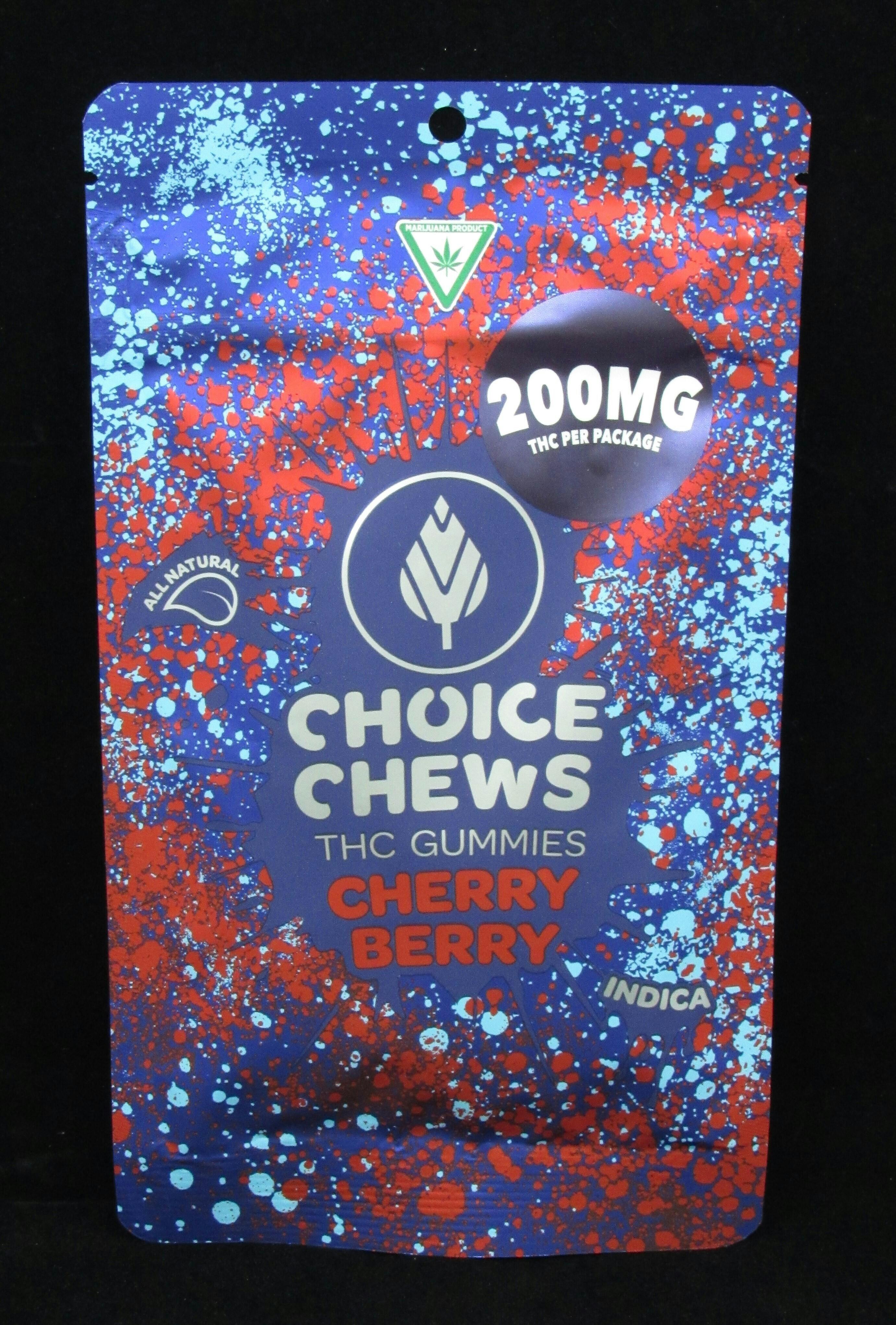 Cherry Berry 200mg Indica Gummies | Choice