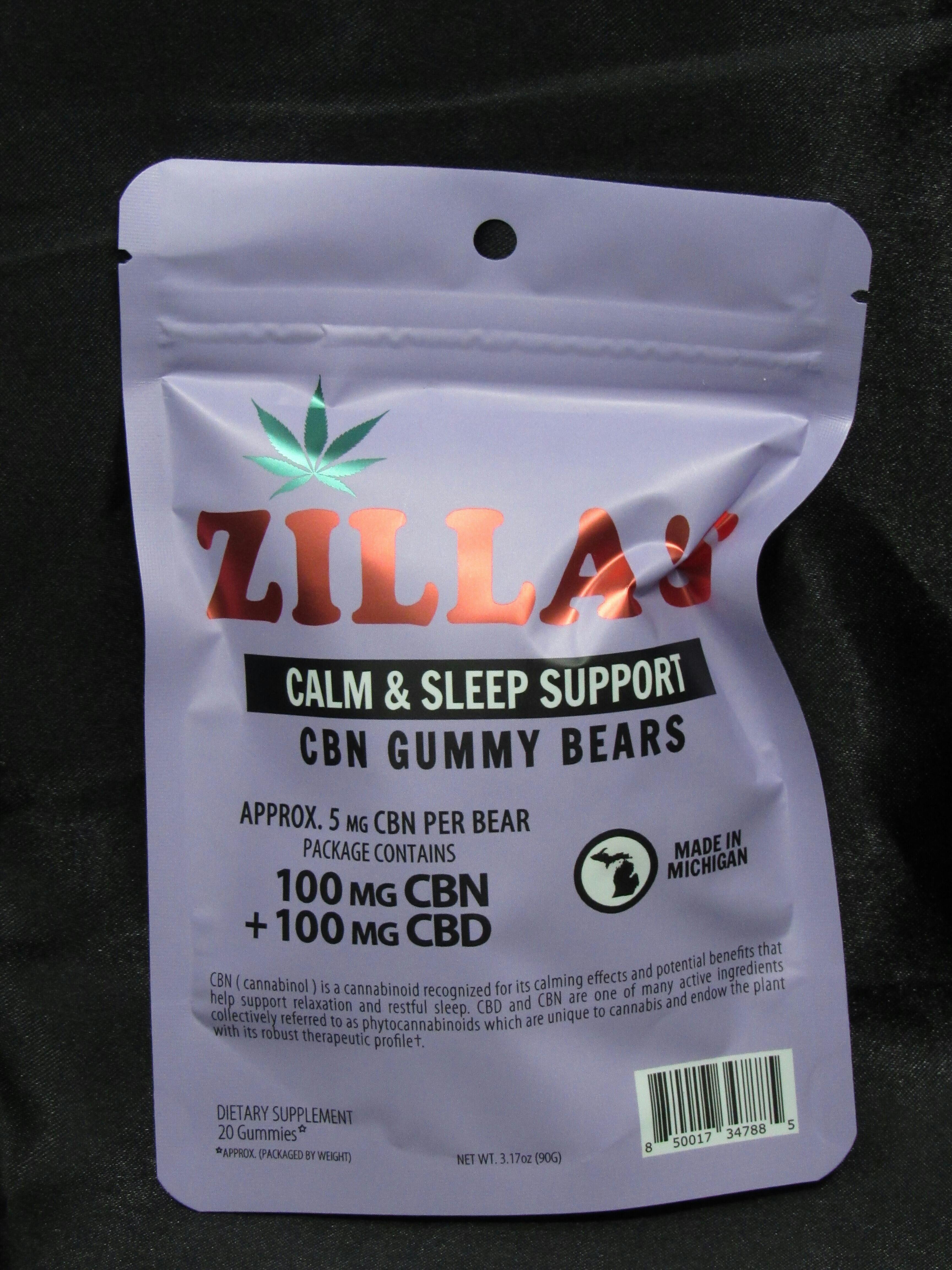 & Sleep CBN + CBD Gummy bears