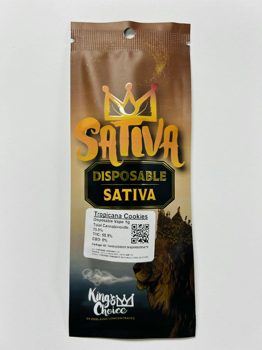 Tropicana Cookies 1g Disposable Vape | King's Choice