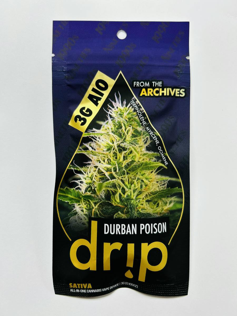 Durban Poison 3g All in One Vape | Drip