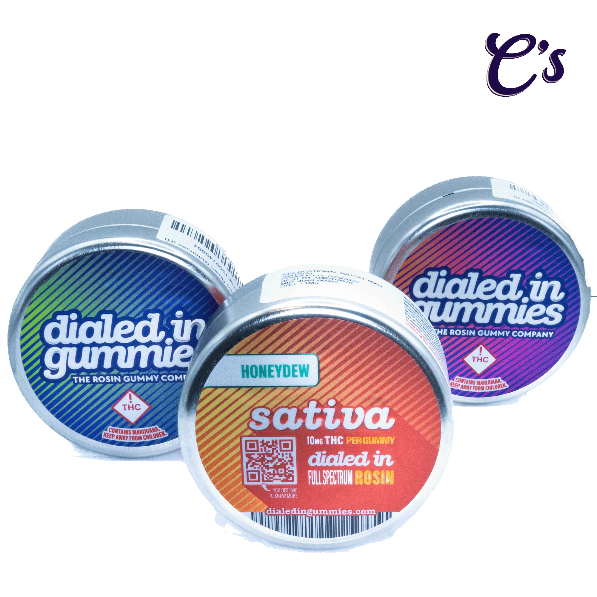 Dialed In | Classic Rosin Gummies (S) Sativa 100mg