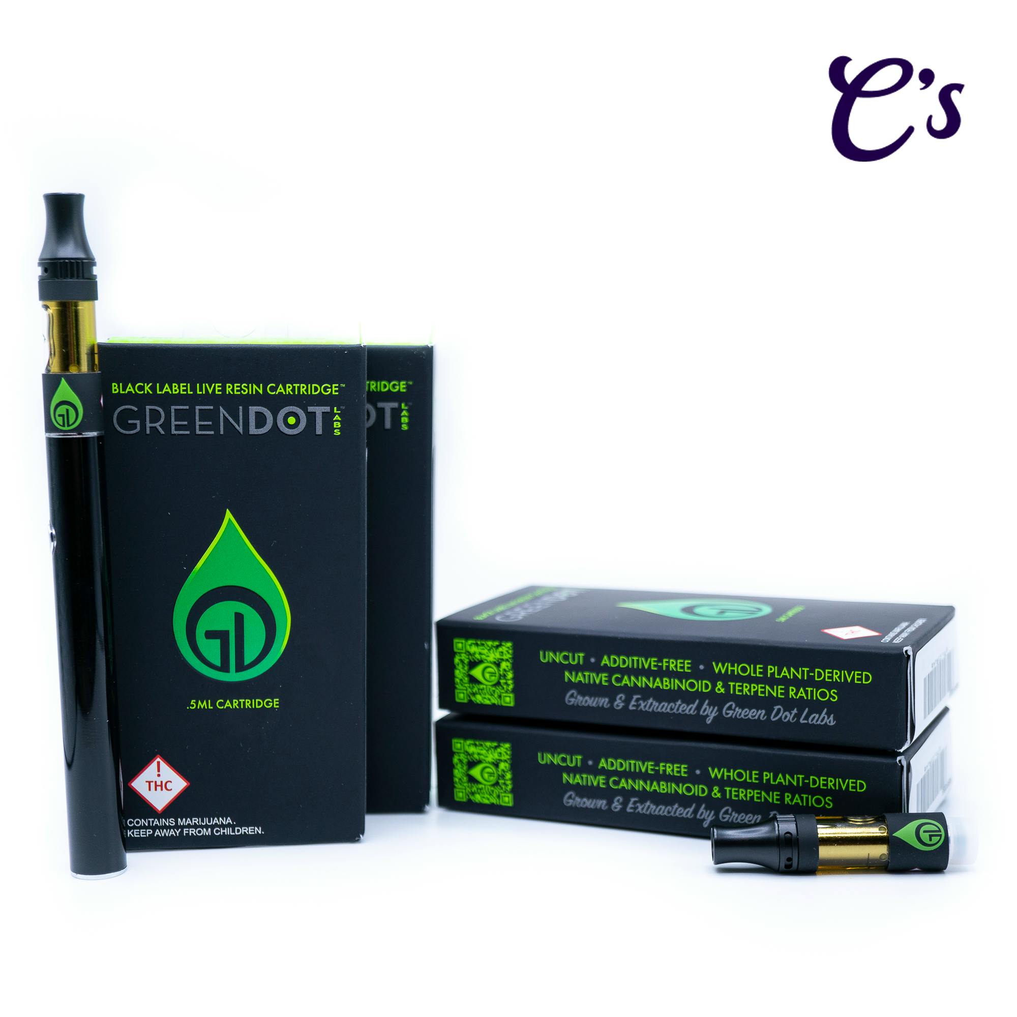 Green Dot | Live Resin Cart | Lemon Grinder x Boioioioioing!!! 1g