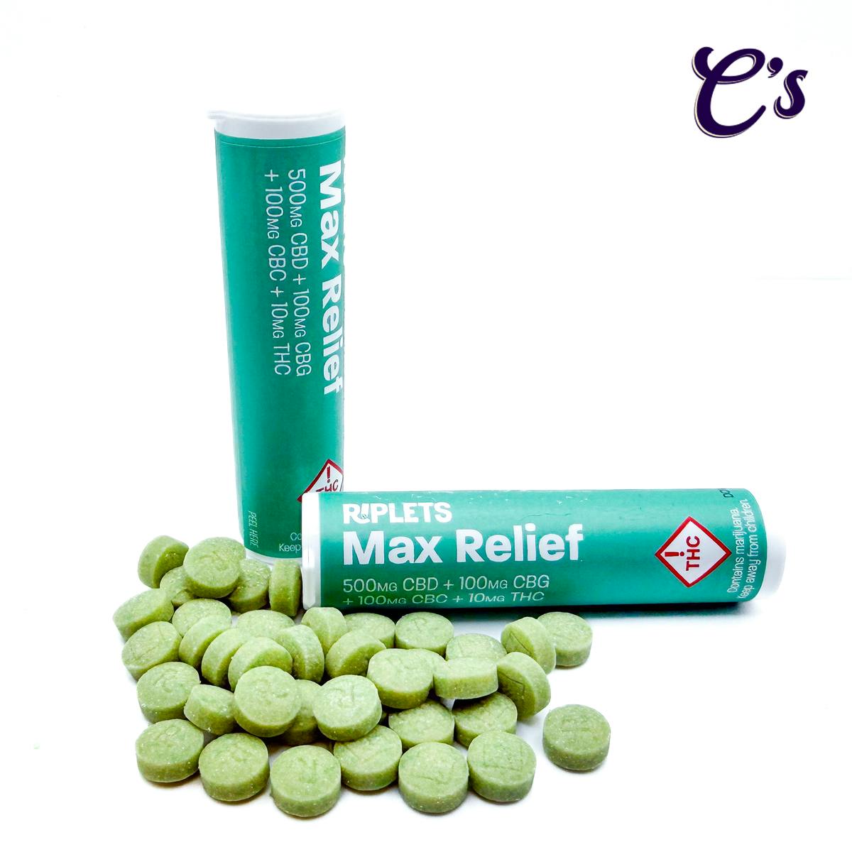 Ripple | Riplet (THC.5: CBD 20: CBG 4: CBC 4) Maximum Relief 100mg