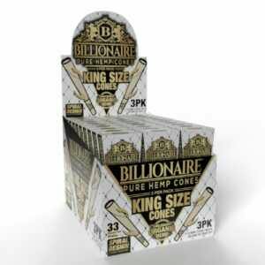 Billionaire | 3pk King Size Cones | $4