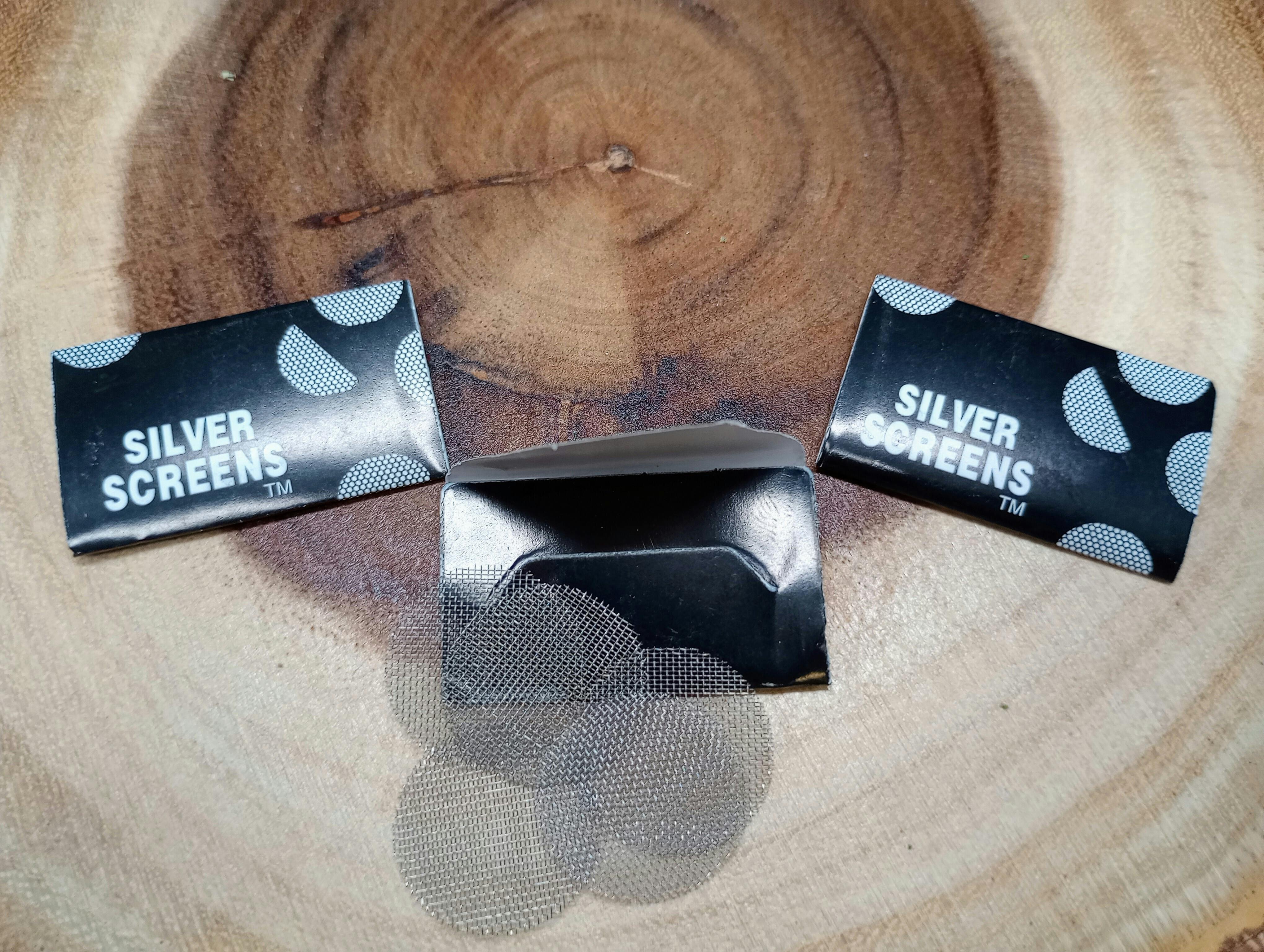 Silver Pipe Screens at True North Dispensary
