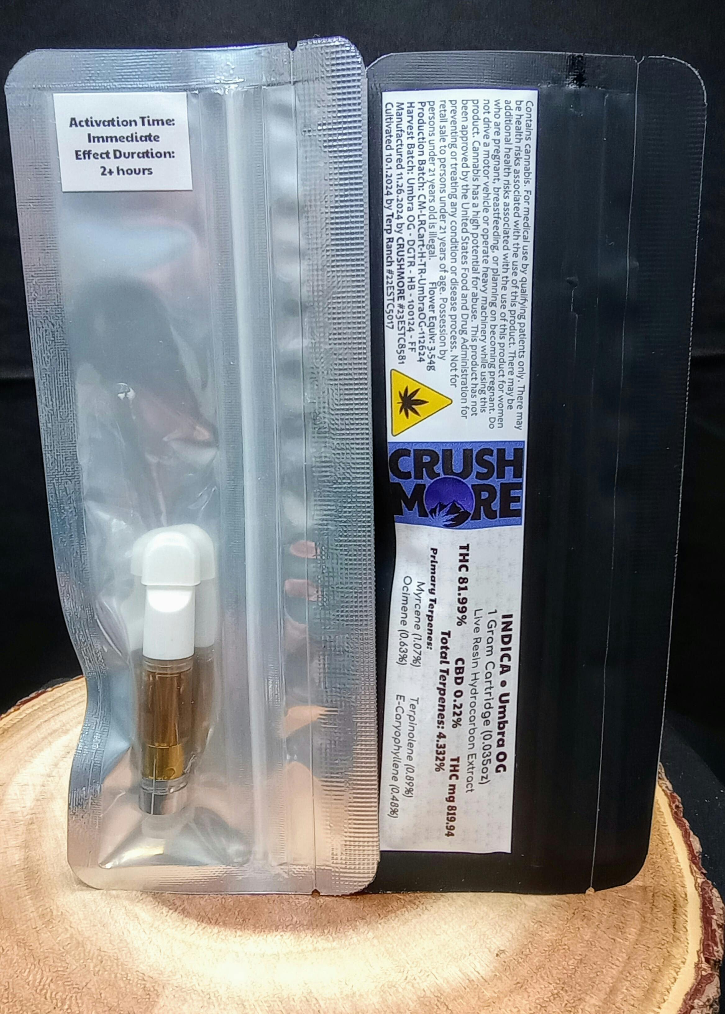 AM Lime - 1g Live Resin Vape Cart