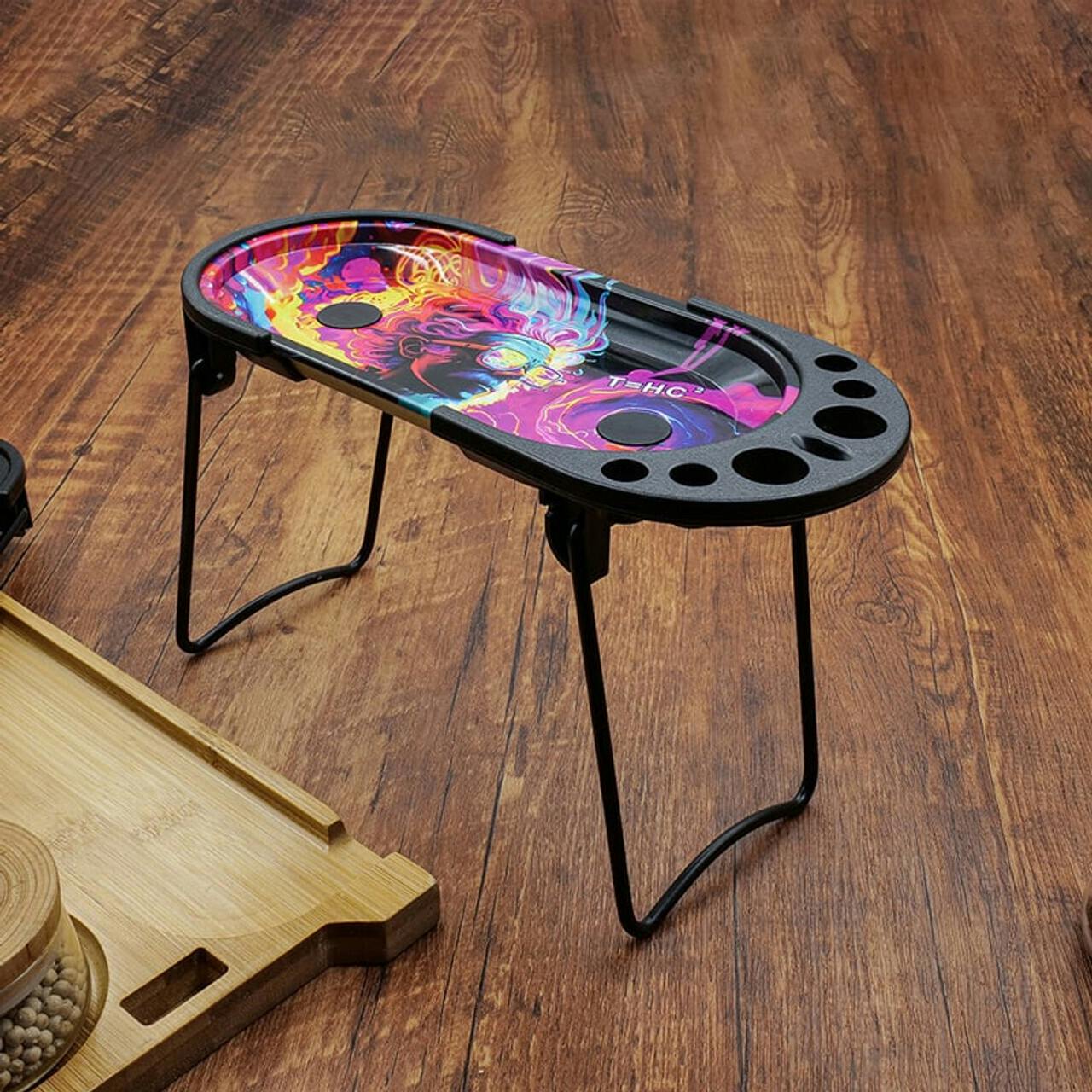 SirEEL Neon Mushroom Rolling Tray - 10.6" x 6.3"