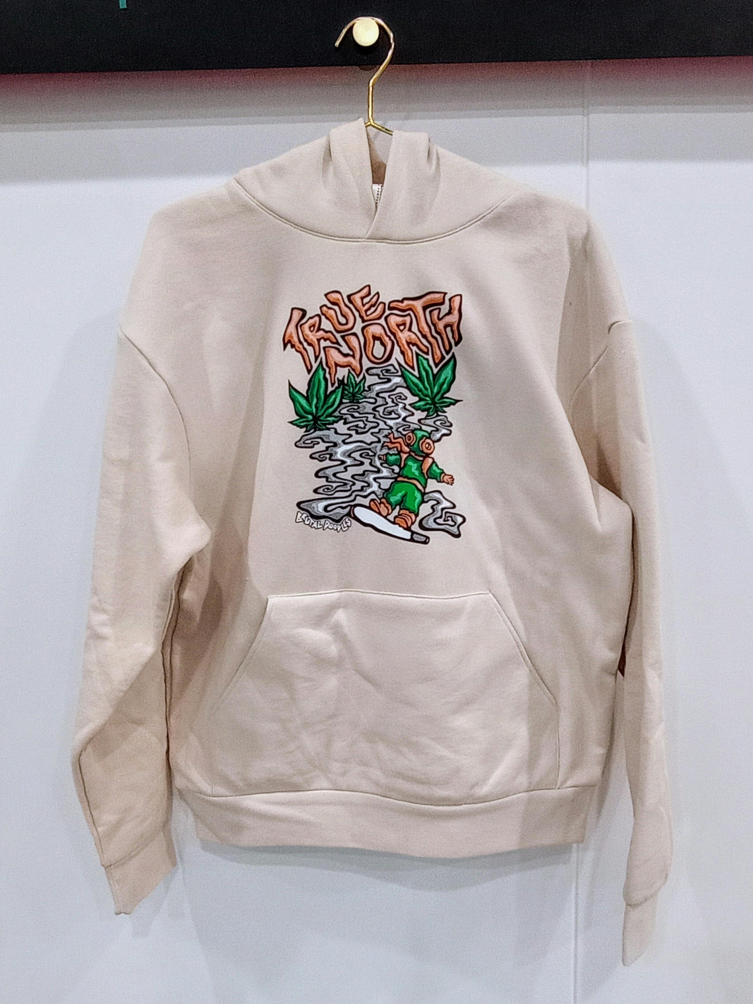 2XL True North/Brutal Doodles Hoodie - Ivory