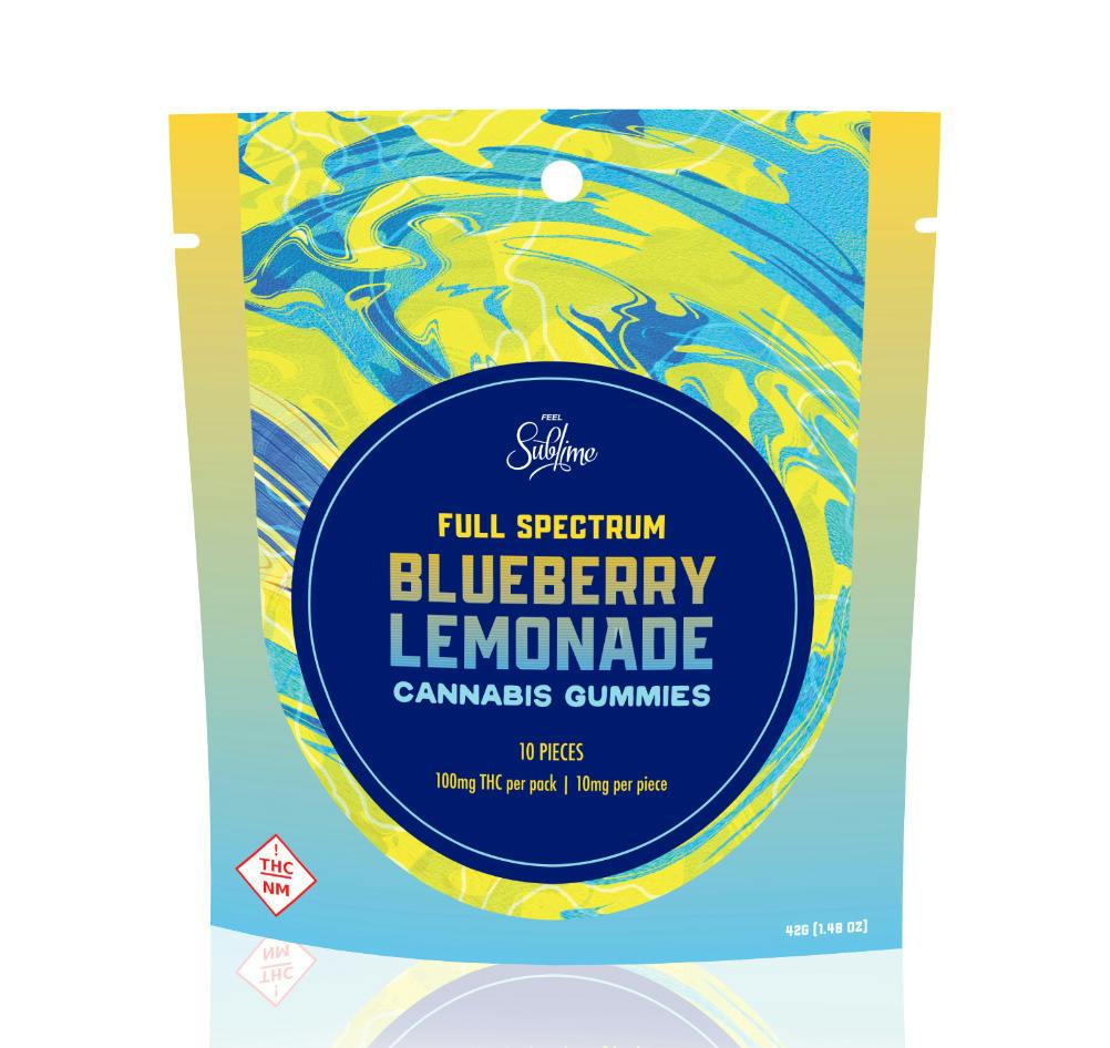 MVE - Blueberry Lemonade - Full Spec. Sublime Gummiess