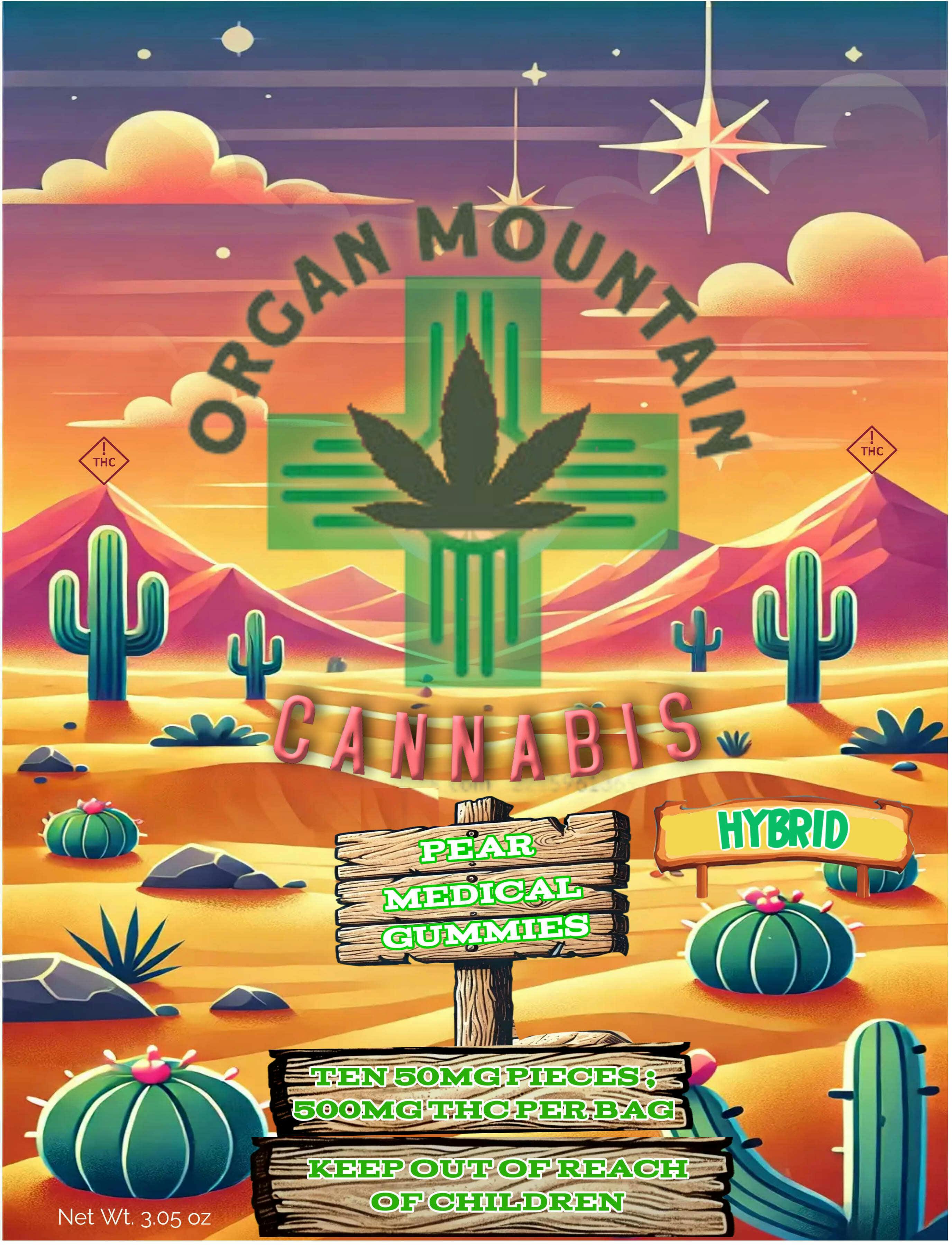 OMC - Pear (Hybrid) - MED Gummies
