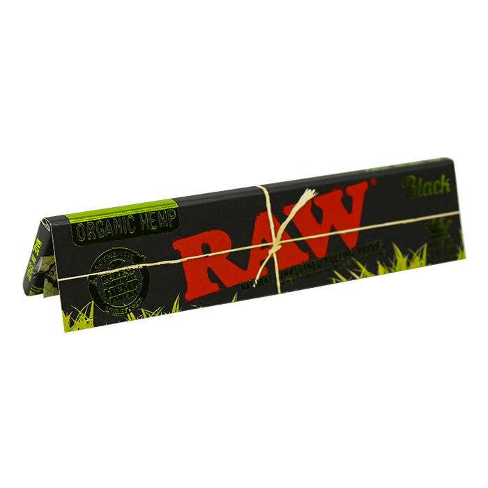 RAW Black Organic Hemp King Size Rolling Papers