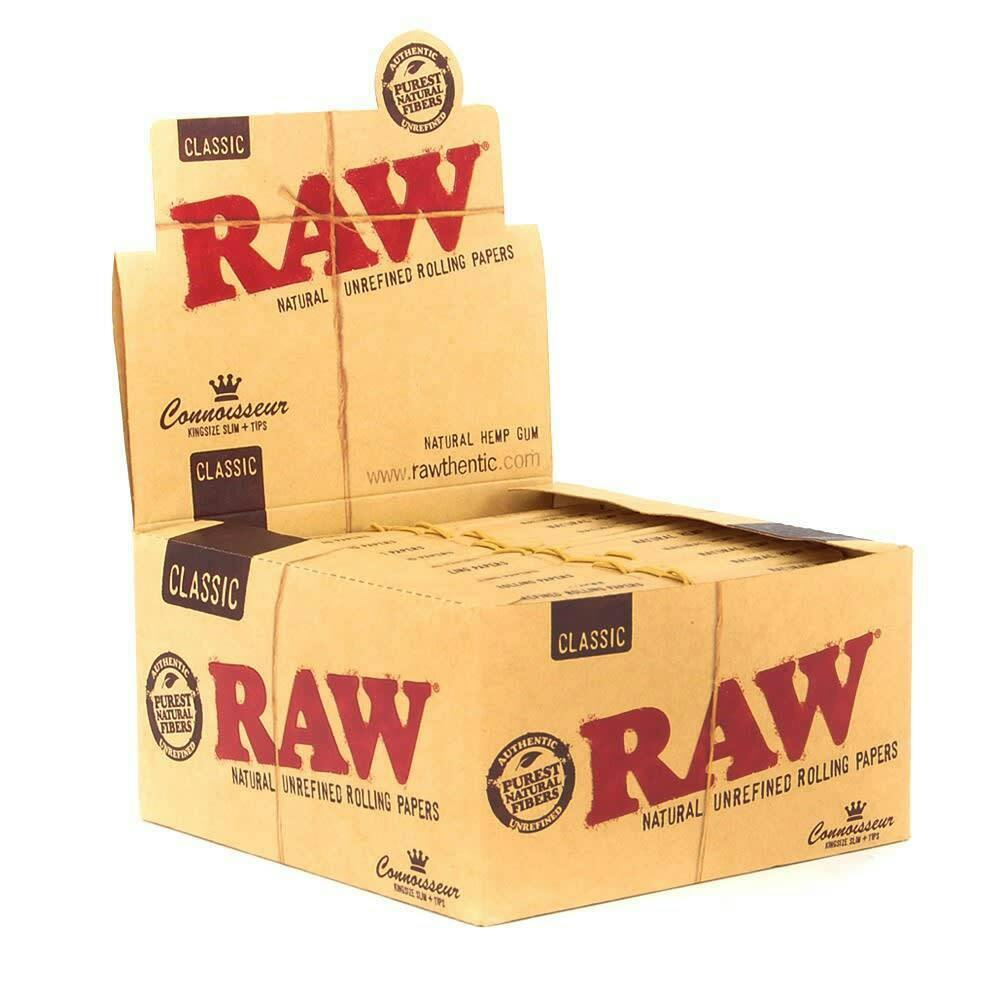 Raw King Size Connoisseur With Tips