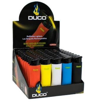 Duco Easy Grip Electronic Solid Rubberized Lighter