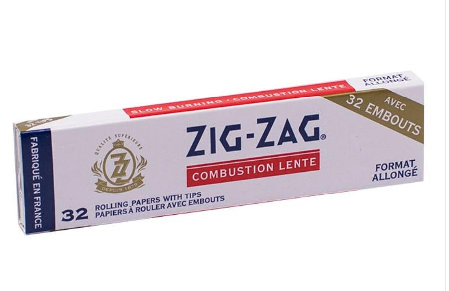 Zig Zag King Slim Slow Burning Rolling Papers and Tips