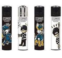 Clipper Cops and Robbers Lighters