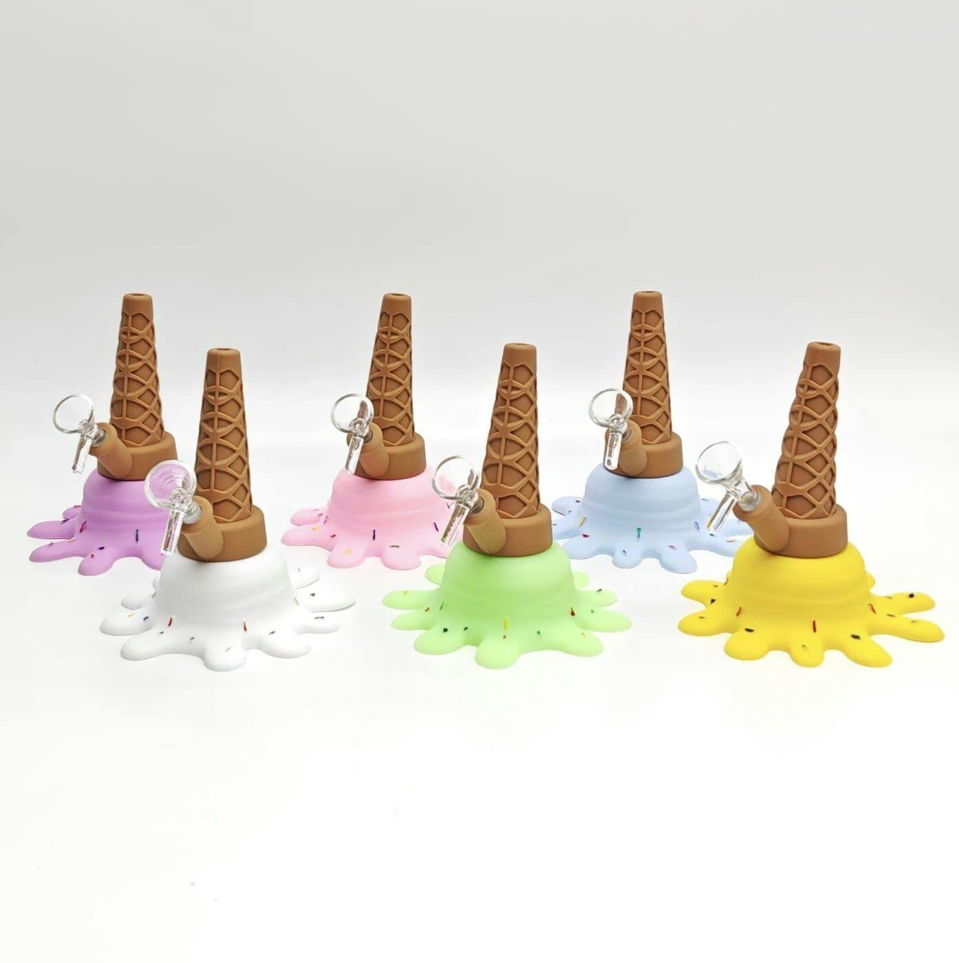 5.2" Ice Cream Silicone Bong