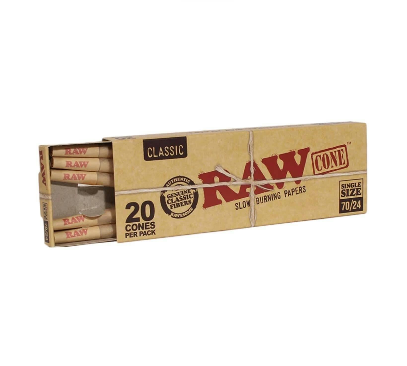 Raw | Single Size 20 Cones -70/24