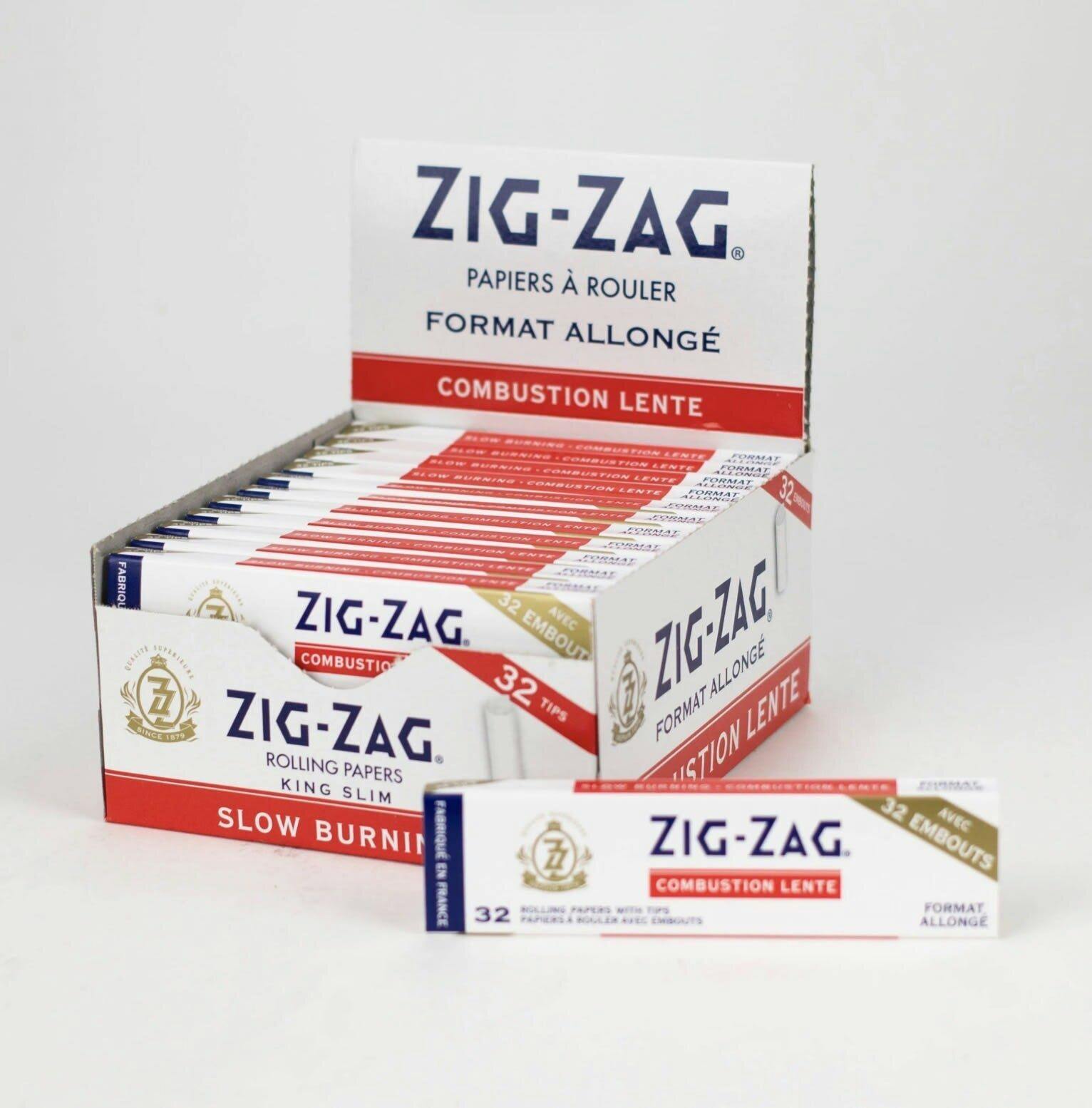 Zig Zag White King Papers with Tips