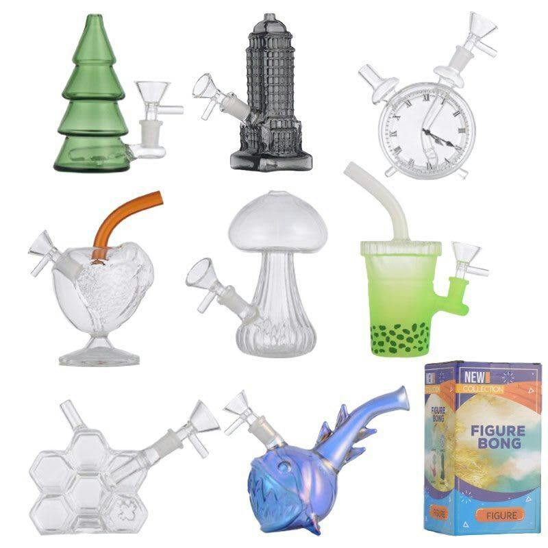 Figure Glass Bong - Assorted Style & Color