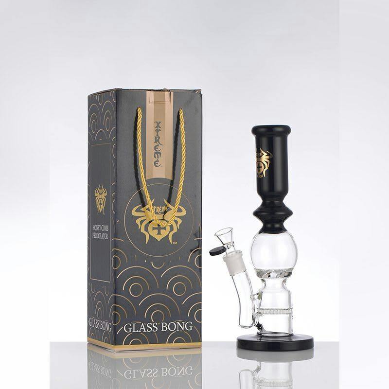 12" Tornado B-Glass Bong - Black