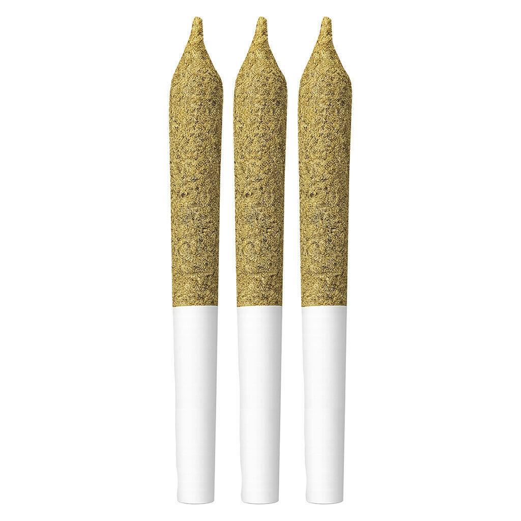 Blue Razz Cranked Liquid Diamond + Kief Coated Pre-Roll 3x0.5g Resin