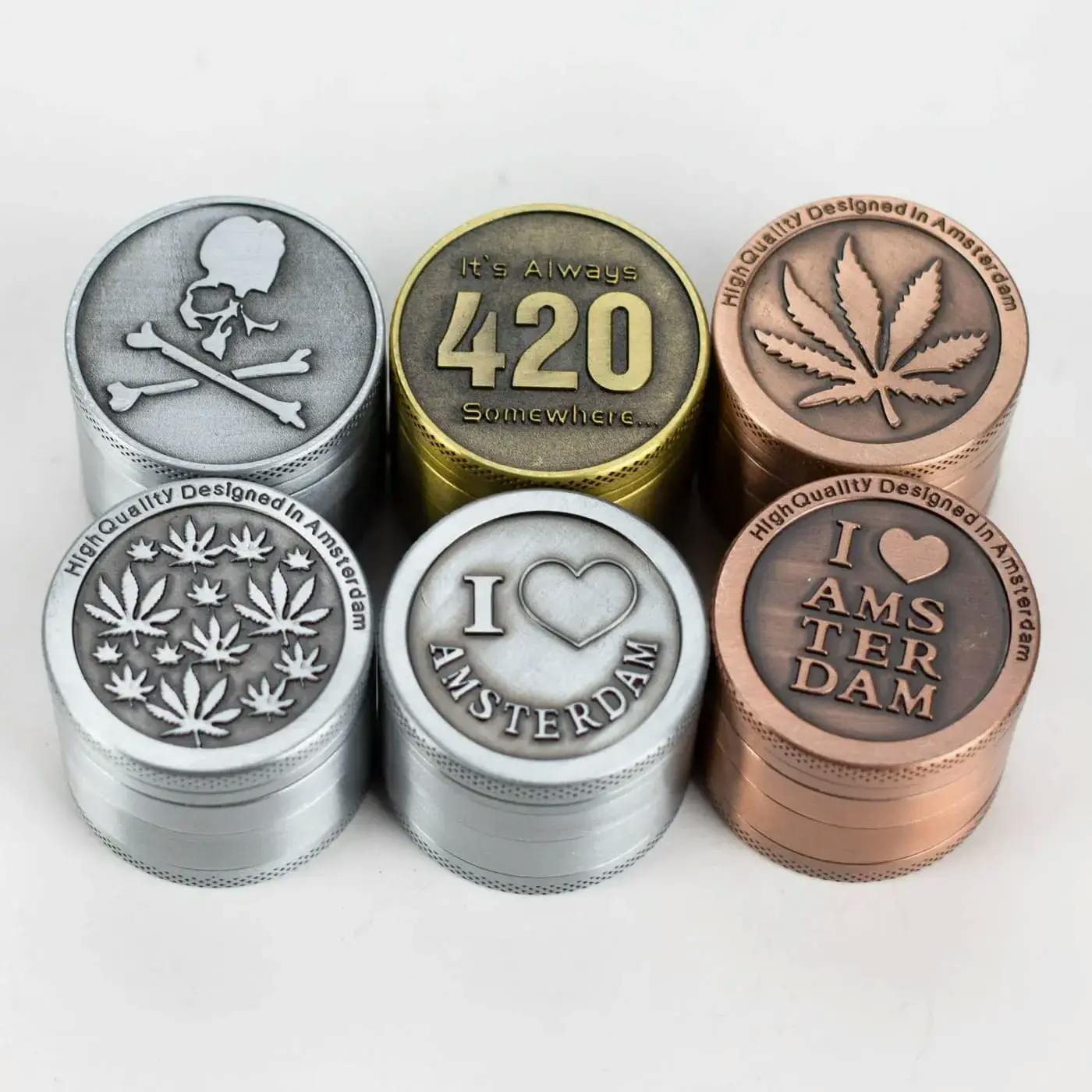 Dia 40mm High 37mm Metal Grinder Box