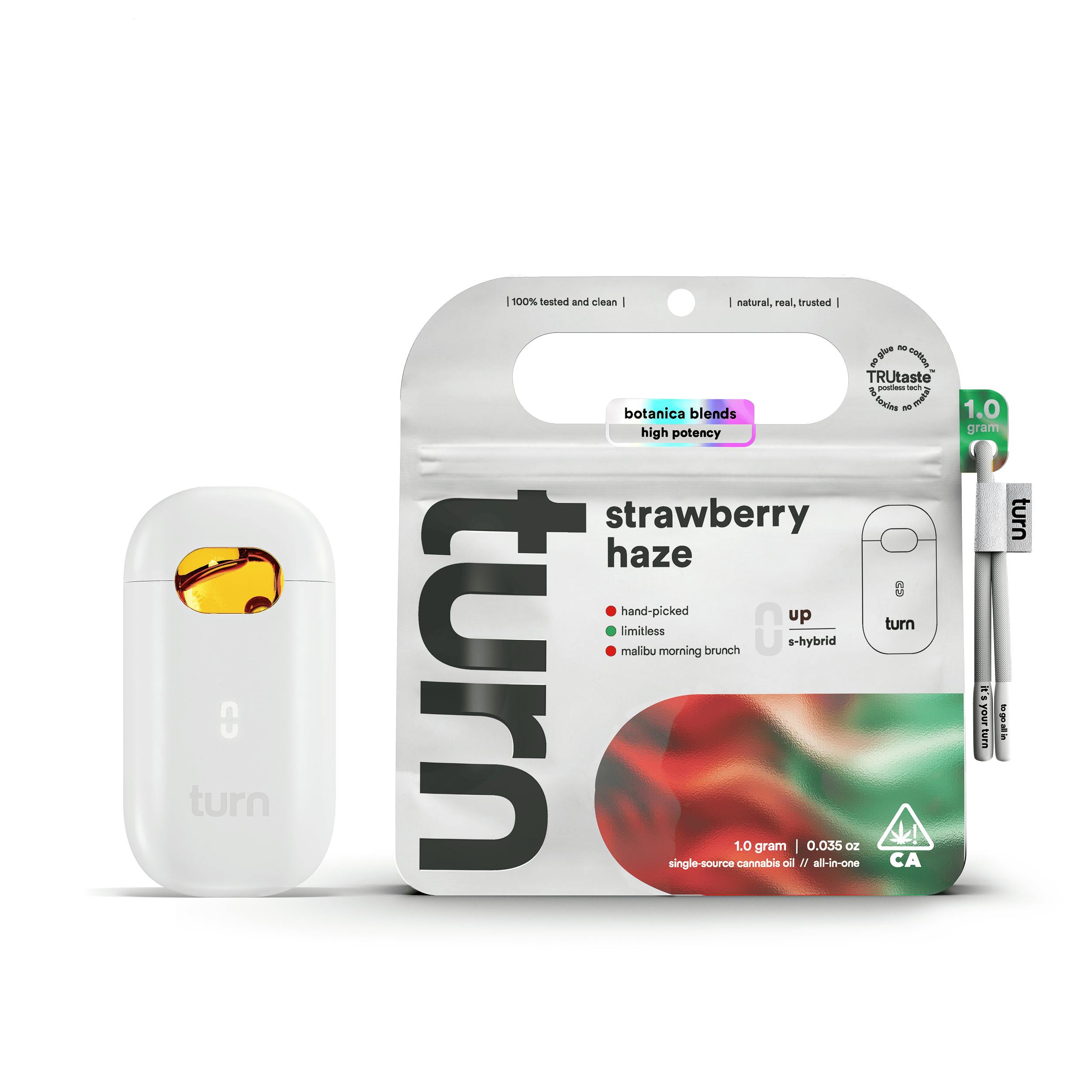 Strawberry Haze | Botanica Blends | AIO | Sativa-Hybrid | 1g by turn
