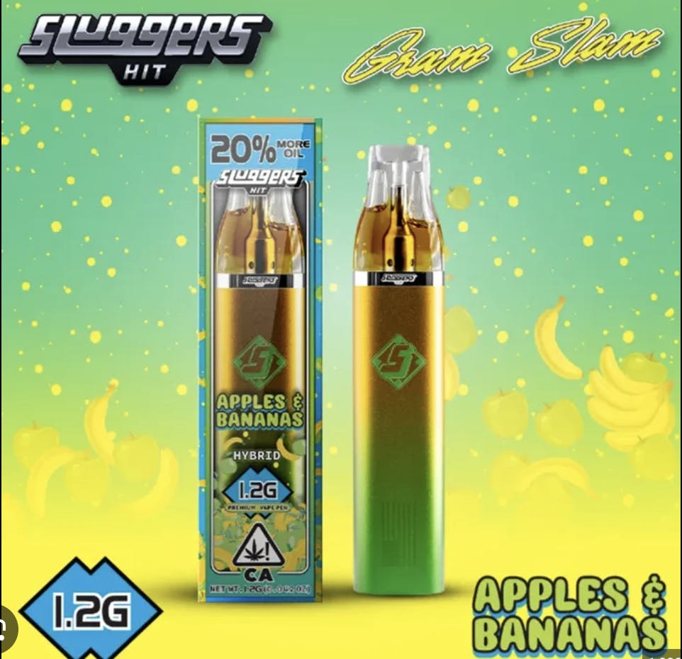 Sluggers - AIO Vape - 1.2g - Apples & Bananas