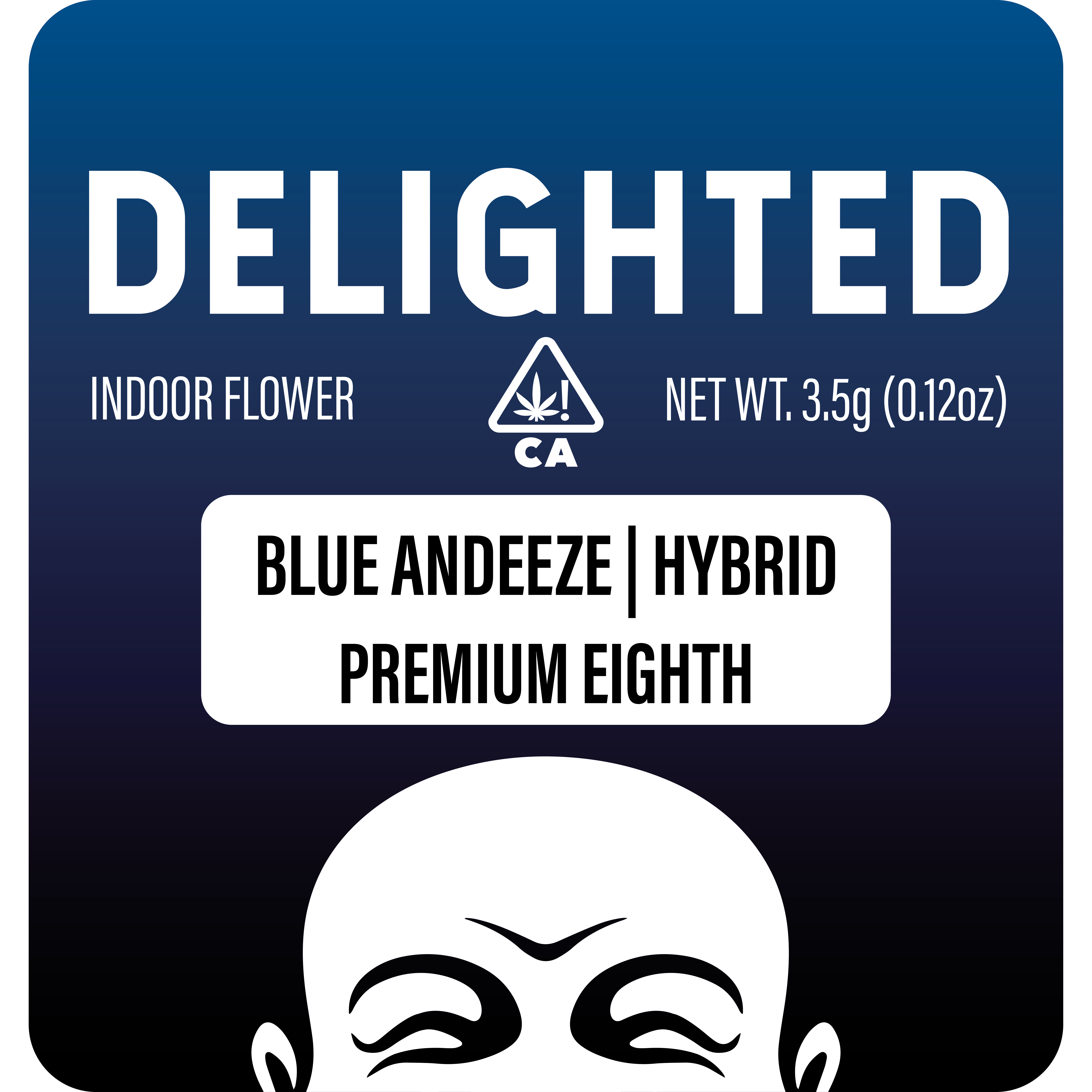 Delighted | Blue Andeze | Big Buds | 3.5g