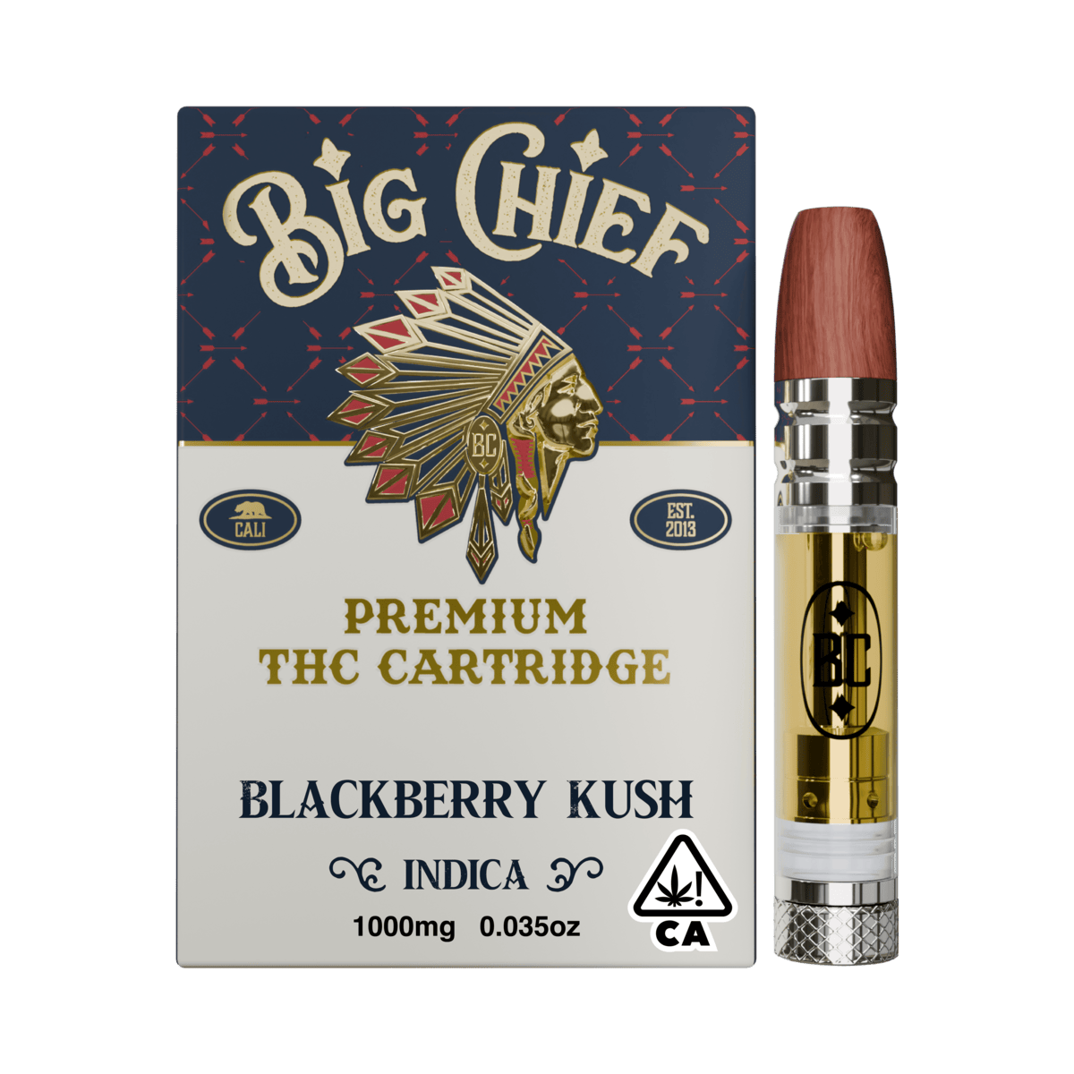 Big Chief | Blackberry Kush | Cartridge | 1g
