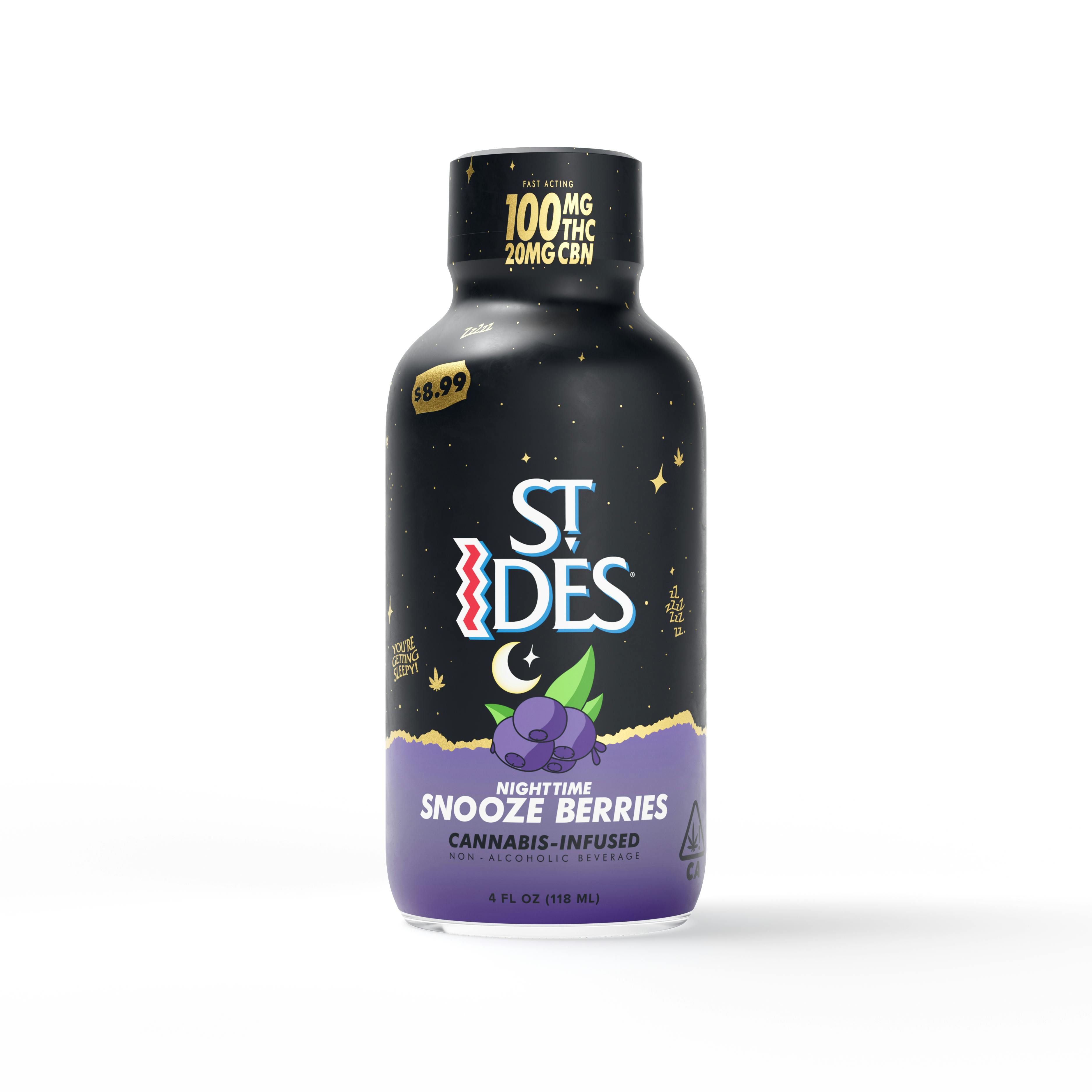 Nighttime Snooze Berries | Non-Carbonated | THC:CBN 100mg:20mg | 4 fl oz