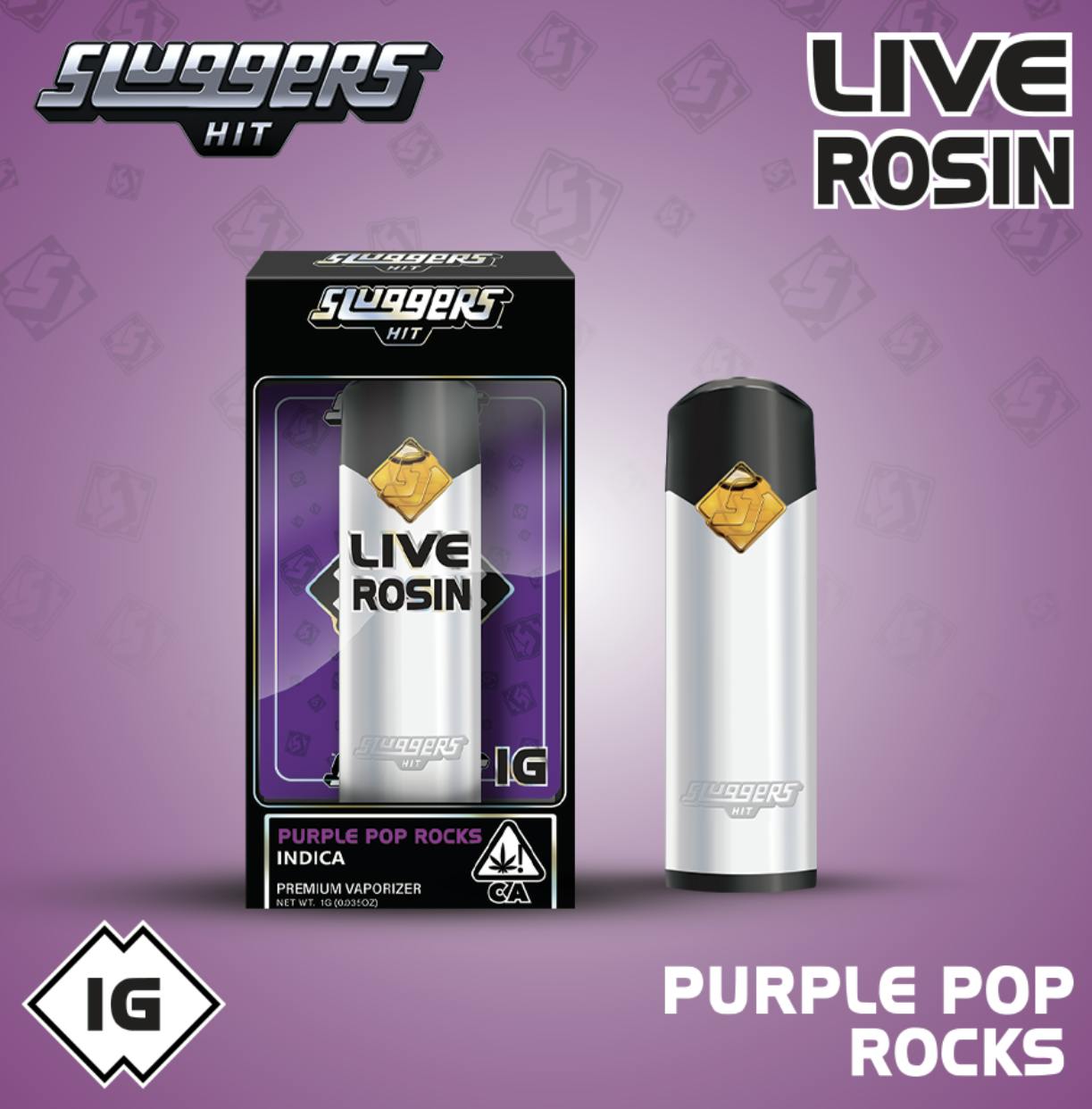 PURPLE POP ROCKS 1G ROSIN AIO