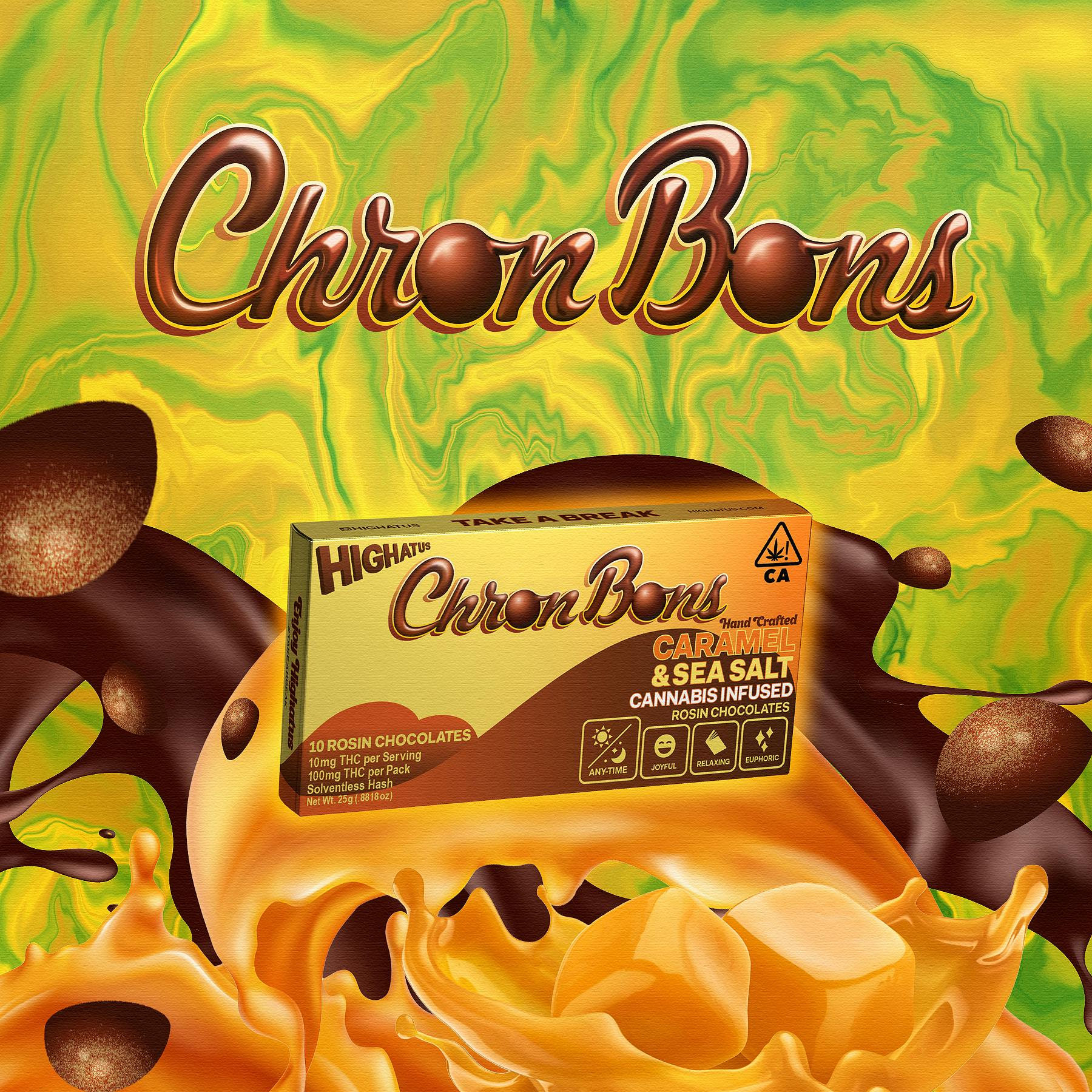 CARAMEL & SEA SALT CHRON BONS HIGHATUS 1OOMG