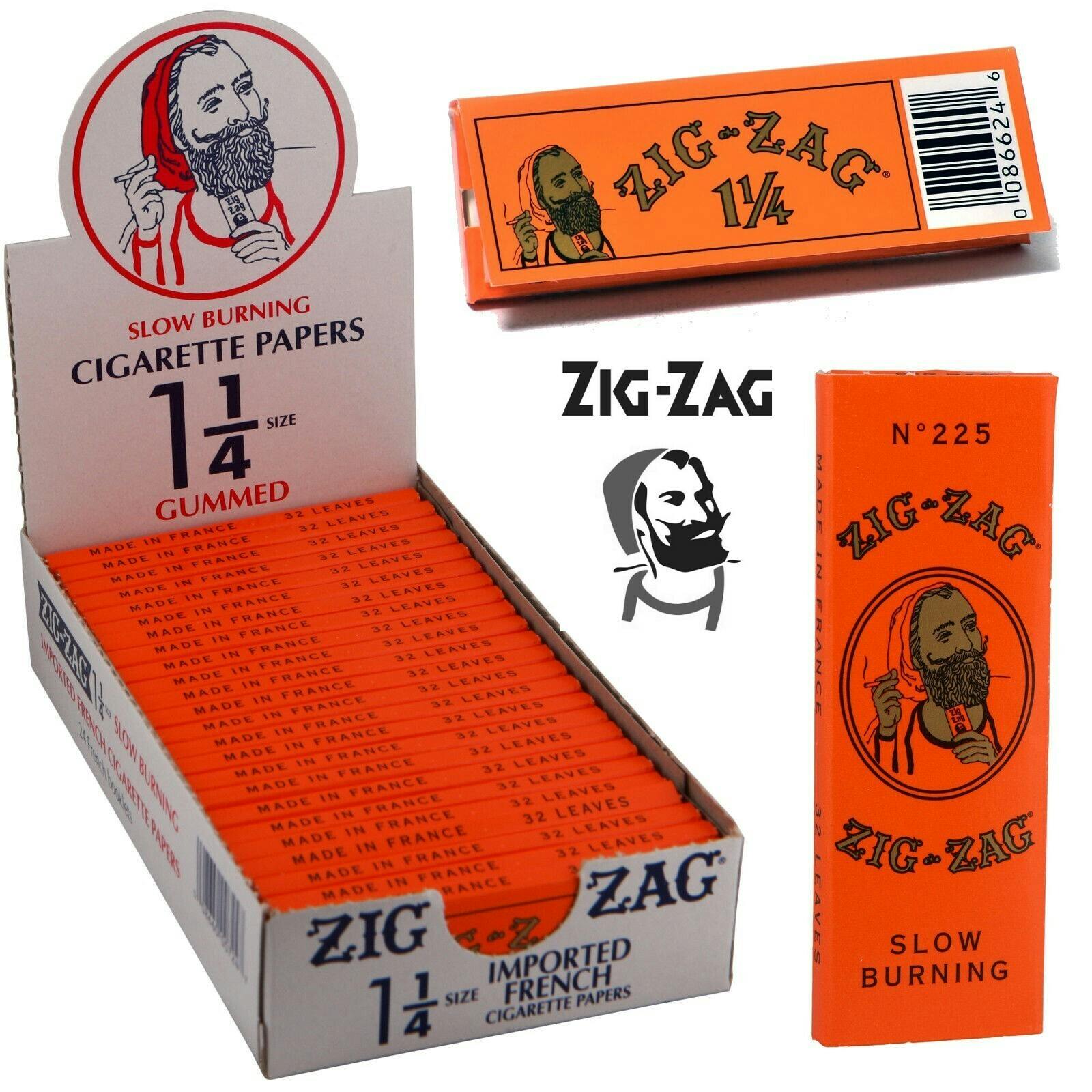 Orange Zig Zag Papers